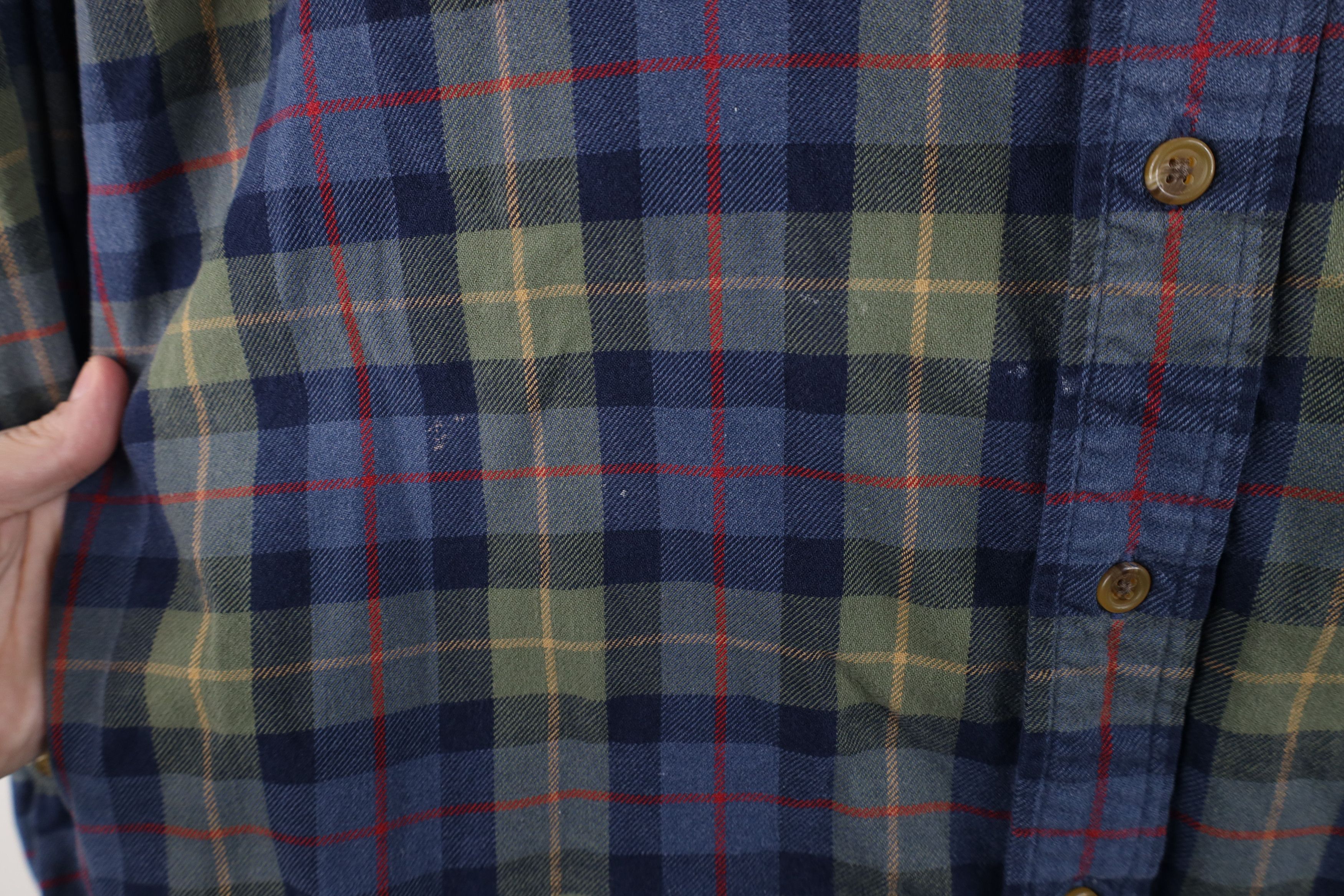 Lands' End Vintage 90s Lands End Collared Button Down Shirt Plaid Size US M / EU 48-50 / 2 - 8 Thumbnail