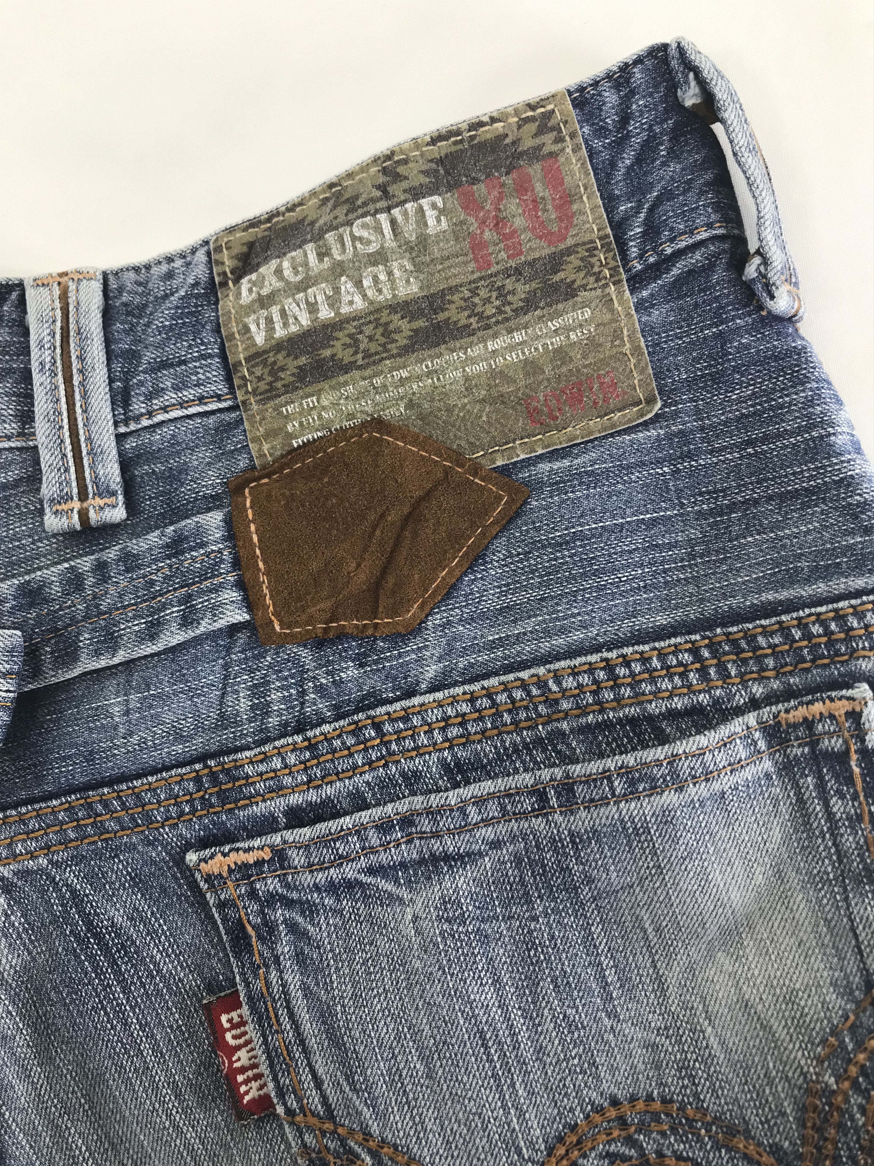 Edwin Vintage Edwin 435 XVS Buckle Back Jeans Size US 30 / EU 46 - 11 Thumbnail