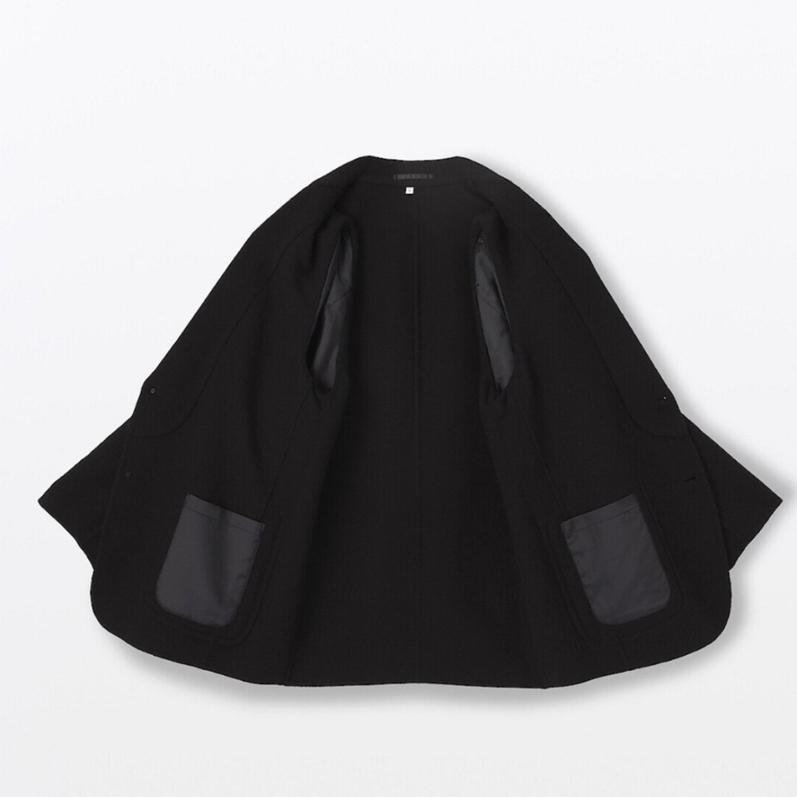 Muji MUJI Labo Cashmere Blend Jacket XL Black, Retail $300 USD Size US XL / EU 56 / 4 - 2 Thumbnail