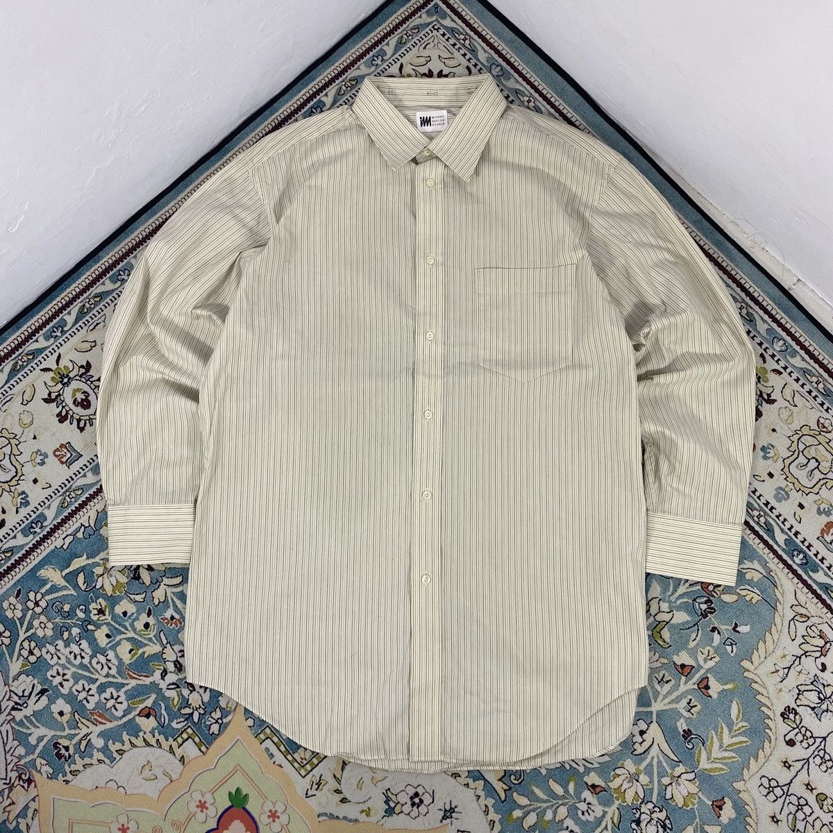 Issey Miyake IM Issey Miyake Design Studio Stripe Long Shirt Size US XL / EU 56 / 4 - 1 Thumbnail