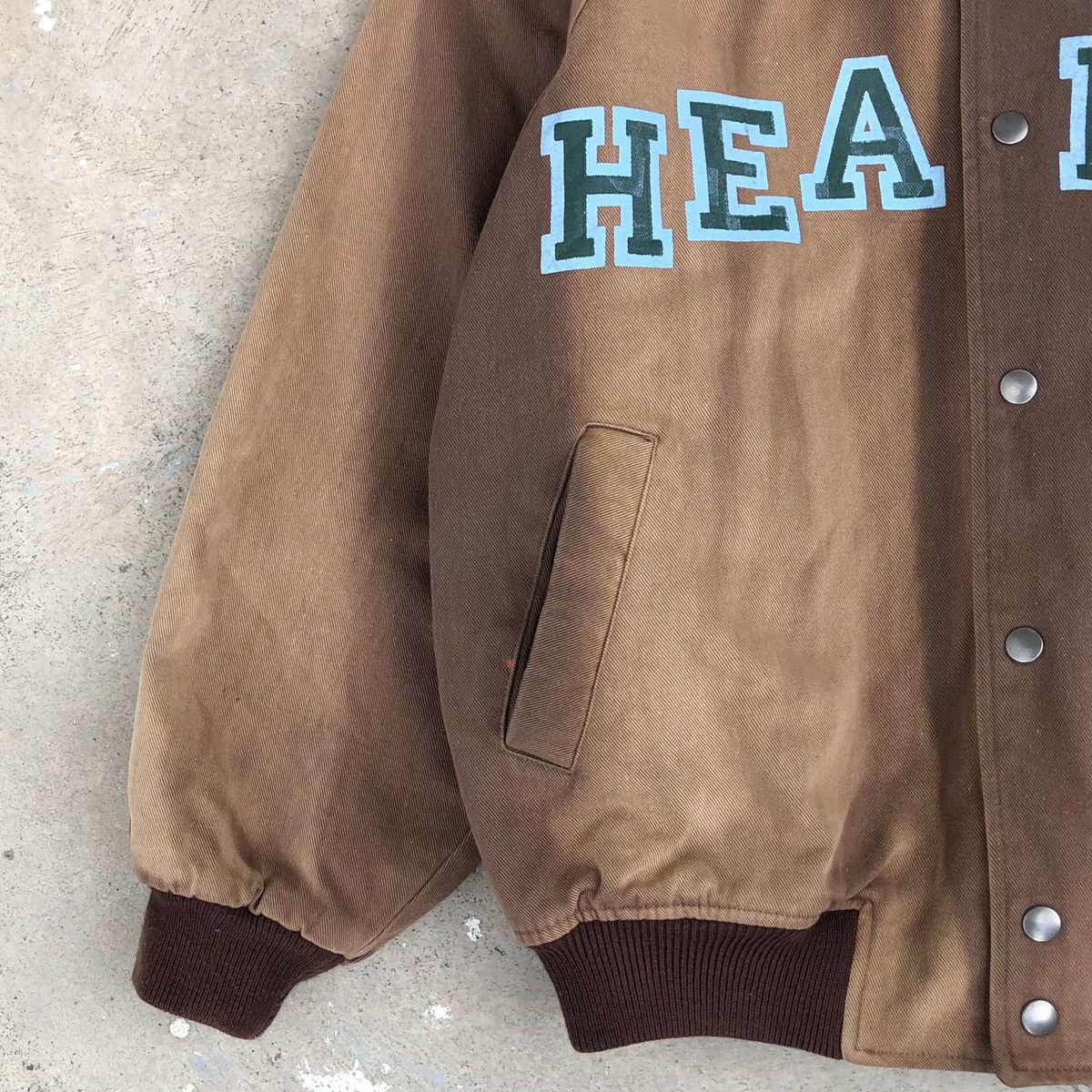 Vintage Vintage HAR BOR LIGHT HEADER FADED Bomber Jacket Size US L / EU 52-54 / 3 - 5 Thumbnail