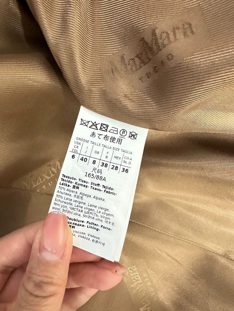 Max Mara Max Mara Women's Alpaca Wool Coat Size S / US 4 / IT 40 - 3 Thumbnail