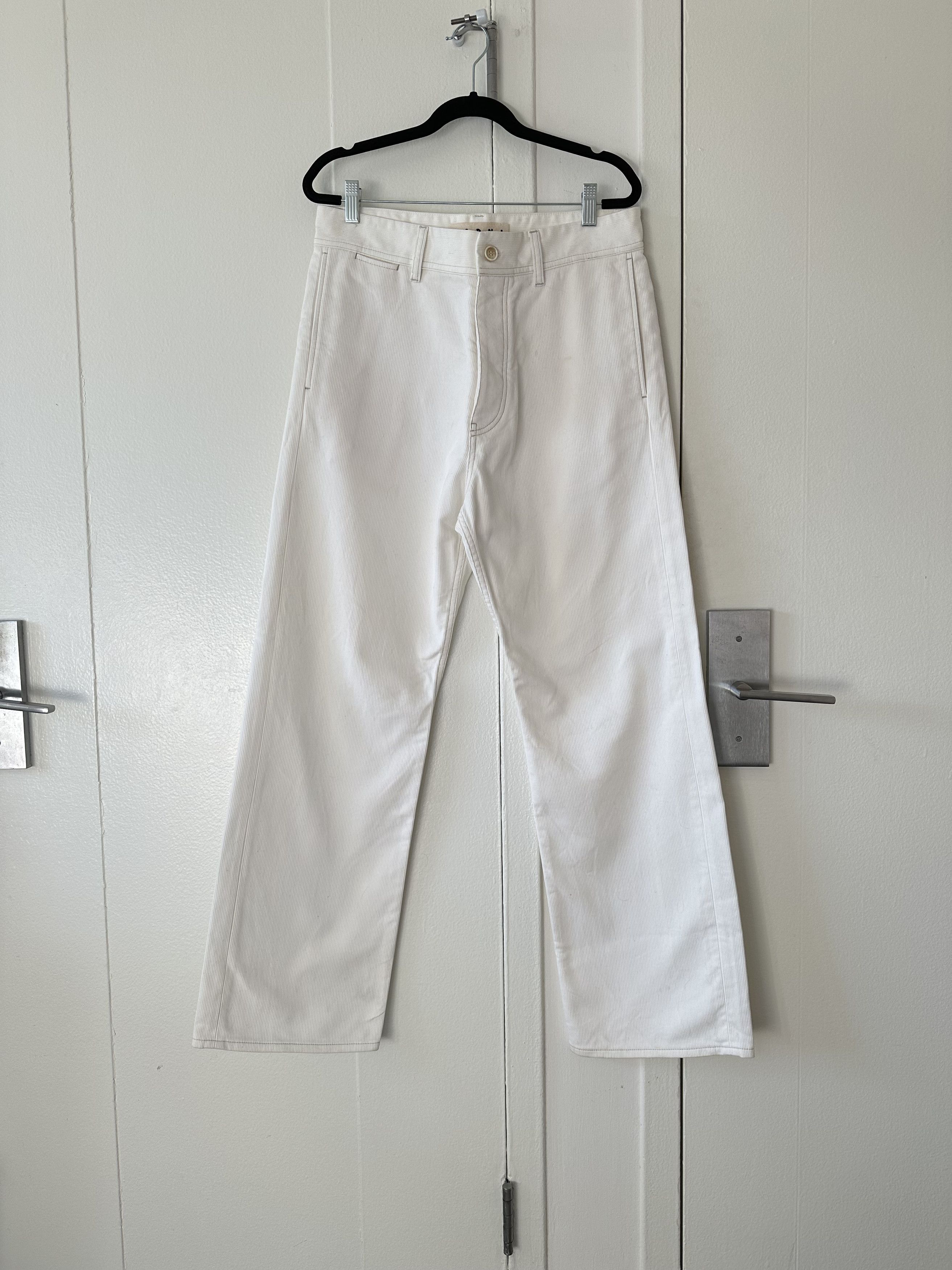 Marni Wide Leg Contrast Stitch Trousers