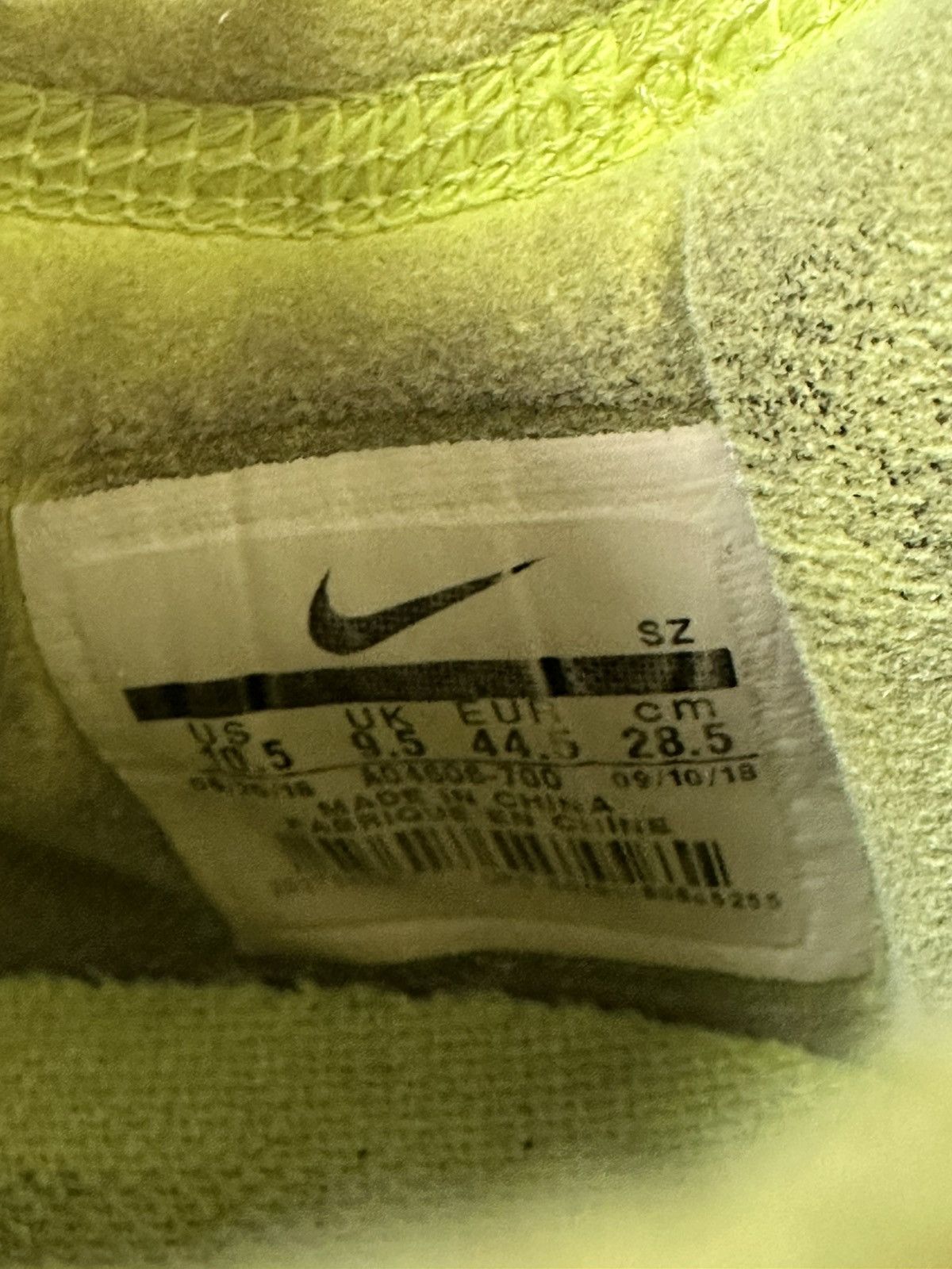 Nike × Off-White Nike airforce one offwhite volt Size US 10.5 / EU 43-44 - 6 Thumbnail