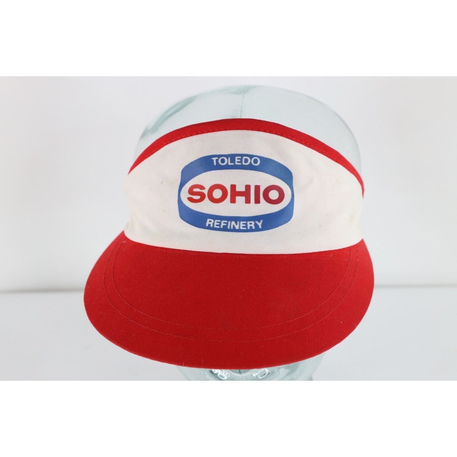 Vintage Vintage 80s Sohio Toledo Refinery Distressed Visor Hat Size ONE SIZE - 1 Thumbnail