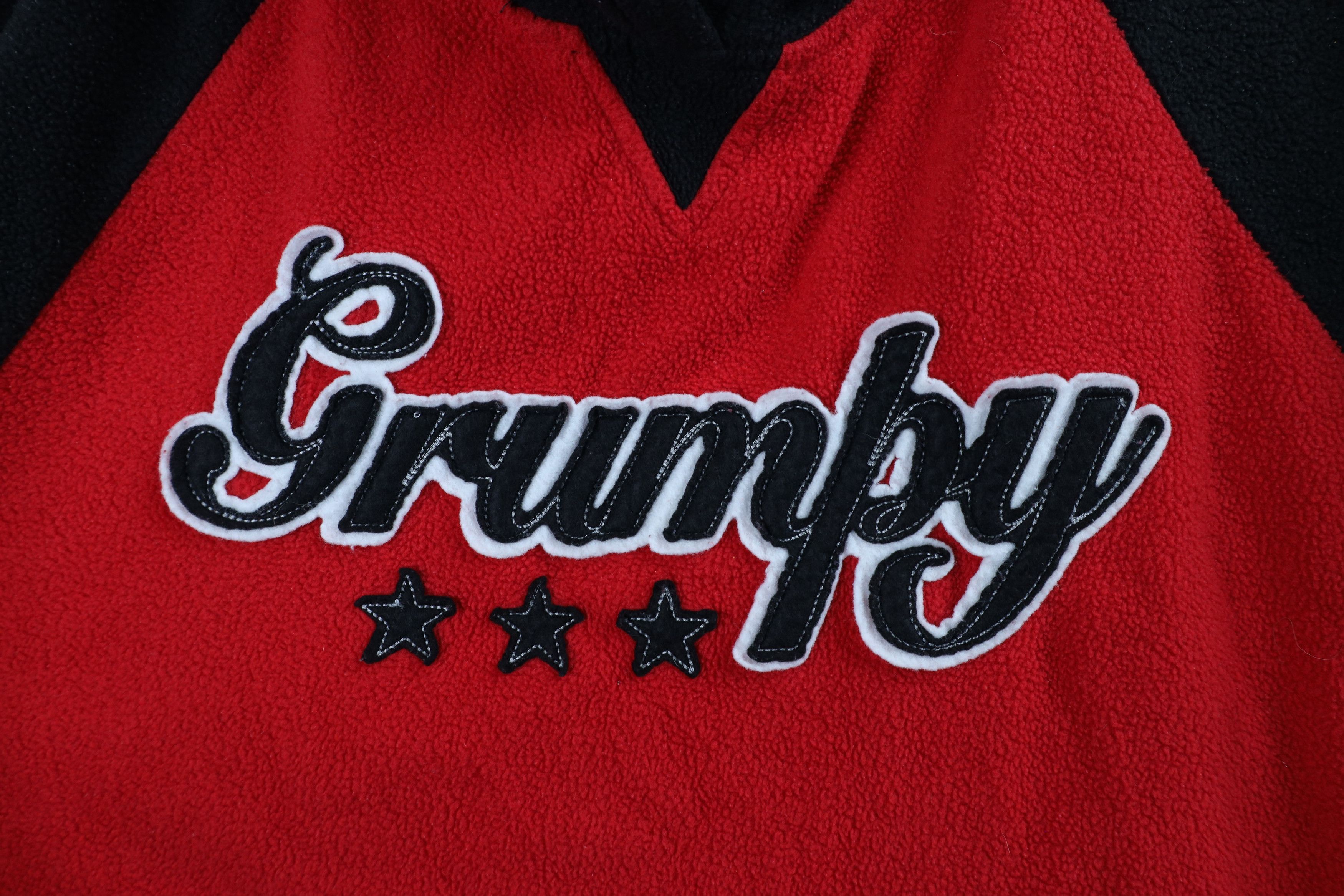 Disney × Vintage Vintage 90s Y2K Disney Grumpy Dwarf Fleece Hoodie Sweatshirt Size XL / US 12-14 / IT 48-50 - 5 Thumbnail