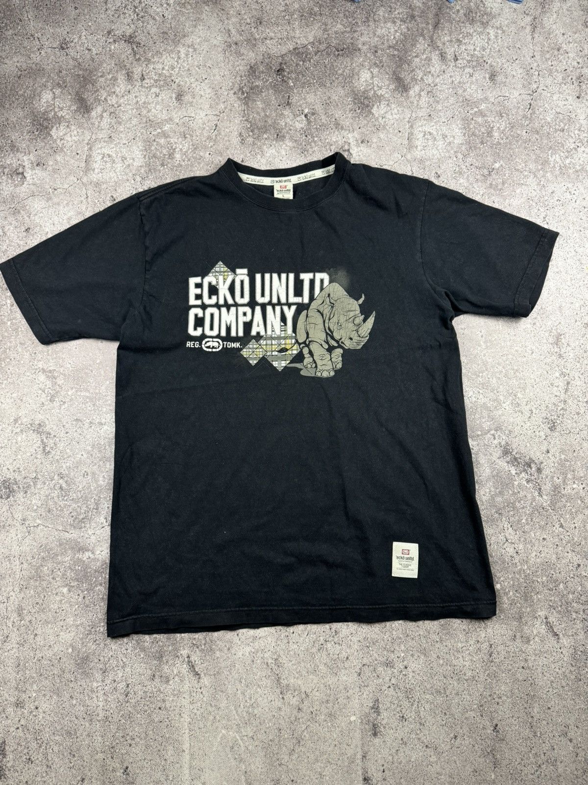 Ecko Unltd. Vintage Ecko Unltd Rap Graphic T-shirt 90s Style Size US L / EU 52-54 / 3 - 1 Thumbnail