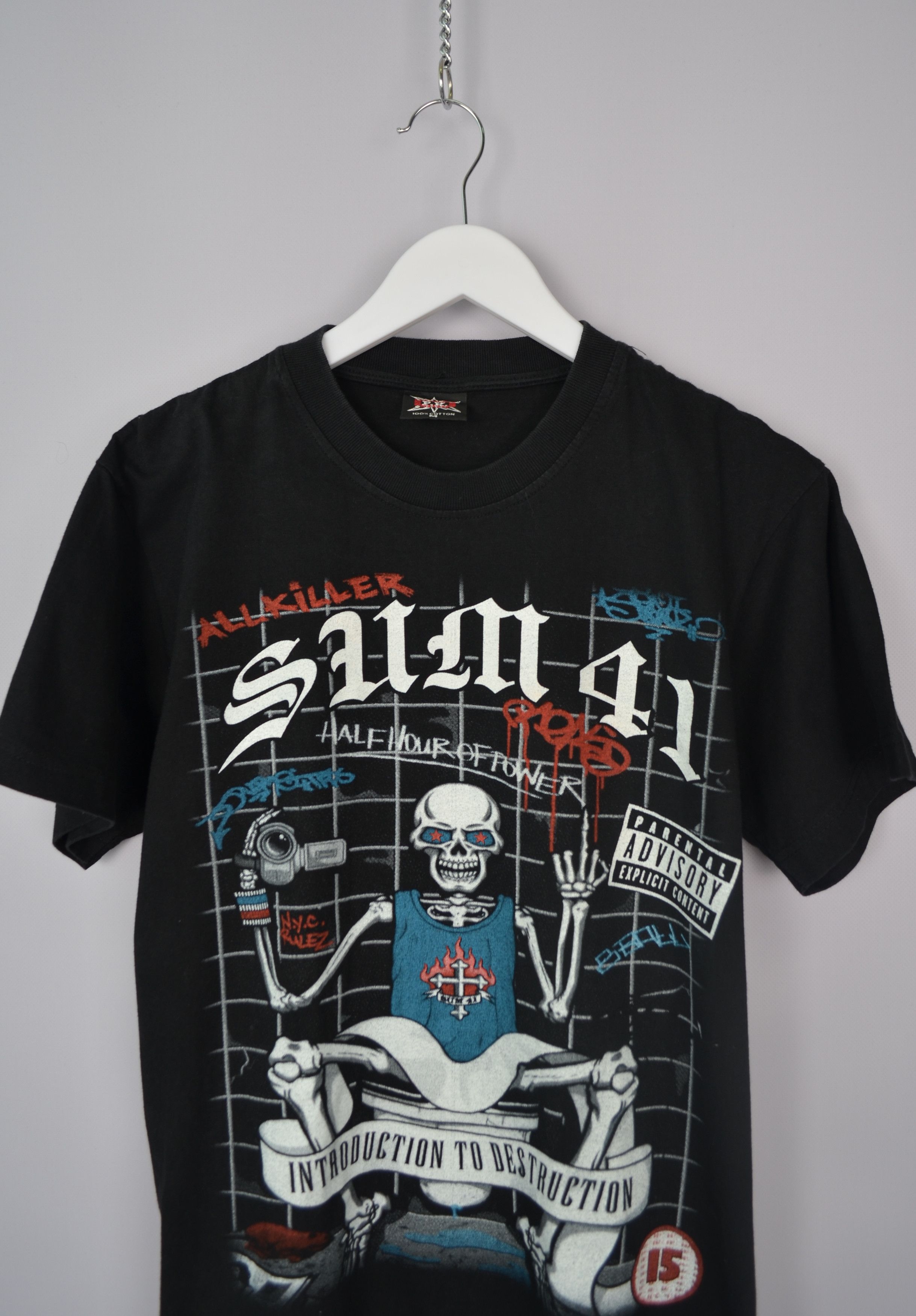 Band Tees × Vintage Sum 41 All Killer No Filler t-shirt Size S P2P 19'6" Size US S / EU 44-46 / 1 - 2 Thumbnail