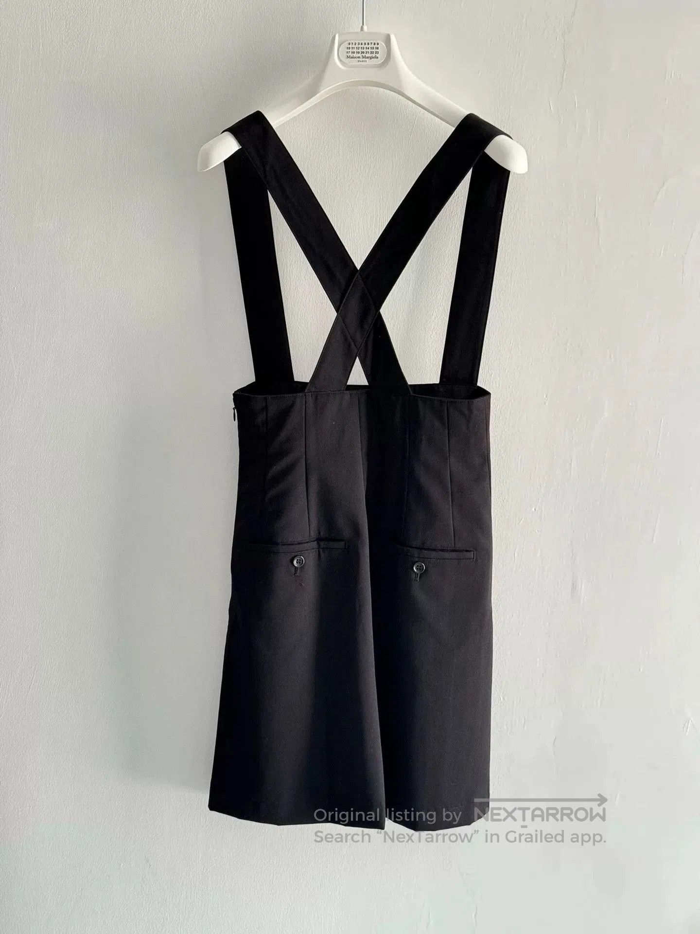 Junya Watanabe Junya Watanabe Black Wool Suspender Skirt. Size 25" / US 0 / IT 36 - 1 Thumbnail