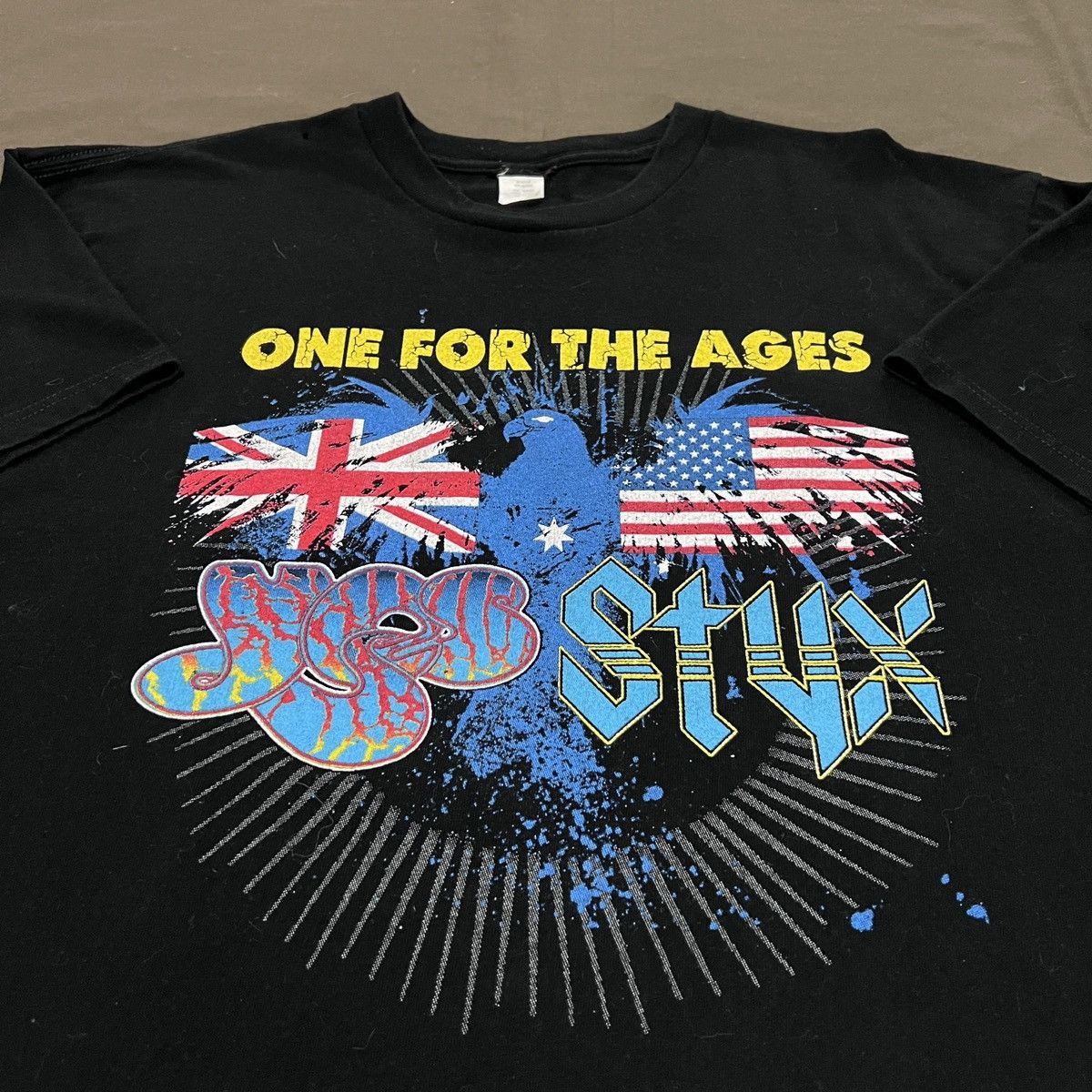 Band Tees × Vintage Vintage Y2K 2011 Yes Styx Tour Promo Tee Size US L / EU 52-54 / 3 - 1 Thumbnail