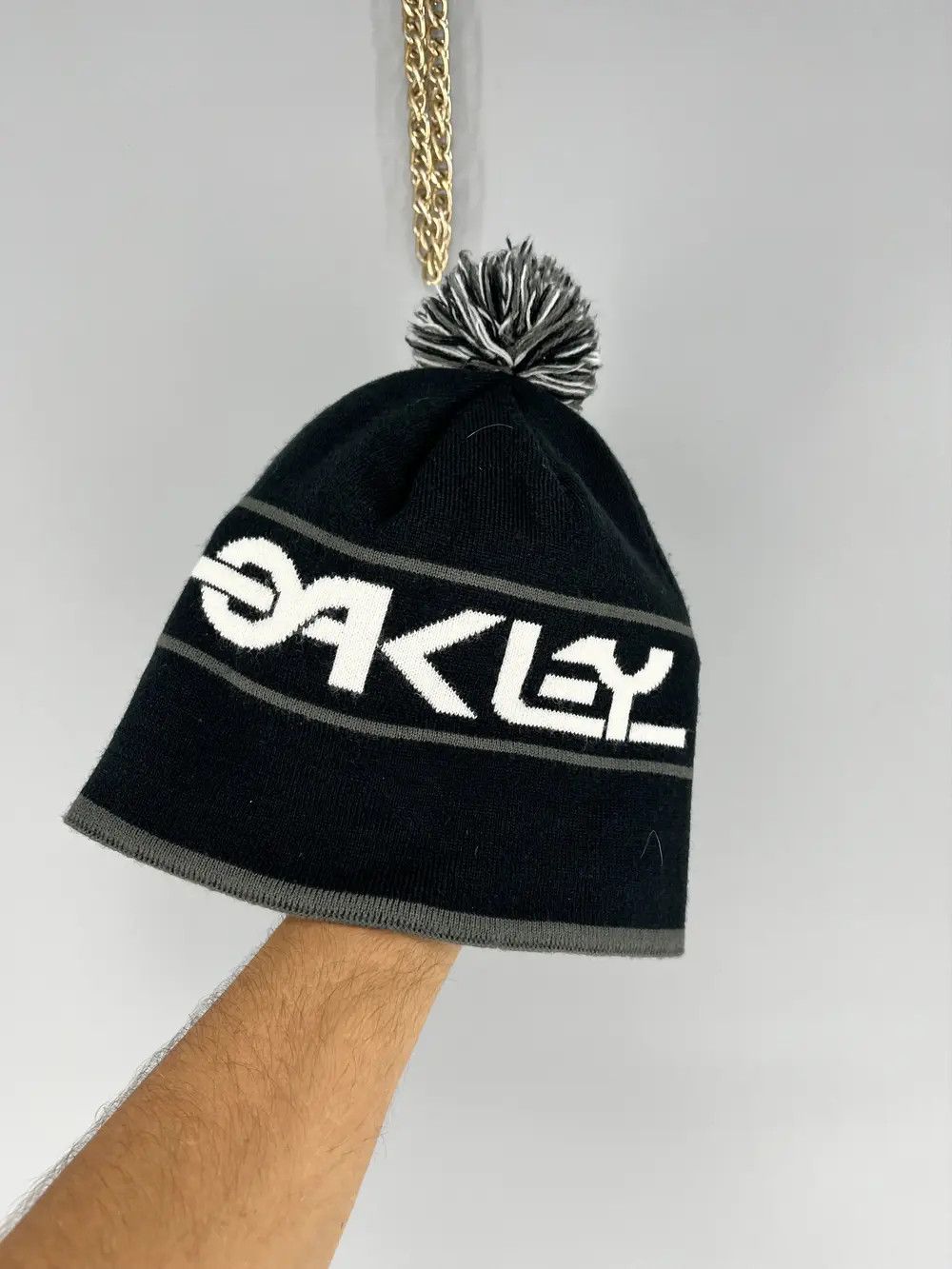 OAK Vintage Y2K Oakley Beanie Hat GorpCore Style Mountain Size ONE SIZE - 2 Thumbnail