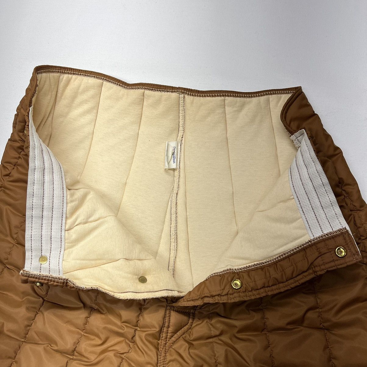 Refrigiwear × Vintage Refrigiwear Pants Brown Insulated Lined Quilted Puffer Size US 34 / EU 50 - 8 Thumbnail