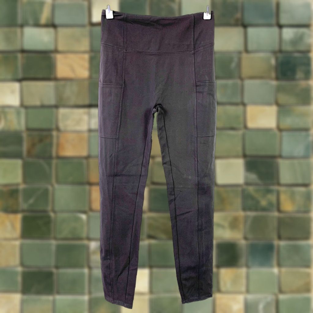 Vintage VINTAGE Zuda Z-Stretch Momentum A370675 Dark Gray Leggings XS Size 26" / US 2 / IT 38 - 1 Thumbnail