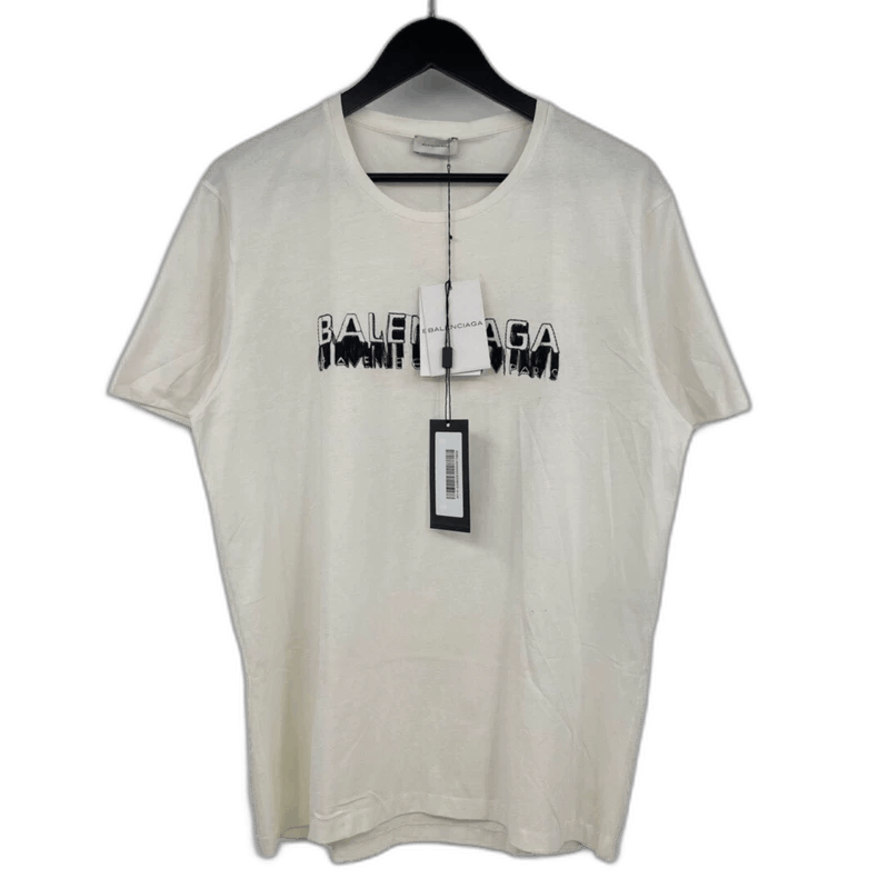 Balenciaga Balenciaga Embroidered Short Sleeve T-Shirt Size US XL / EU 56 / 4 - 1 Thumbnail