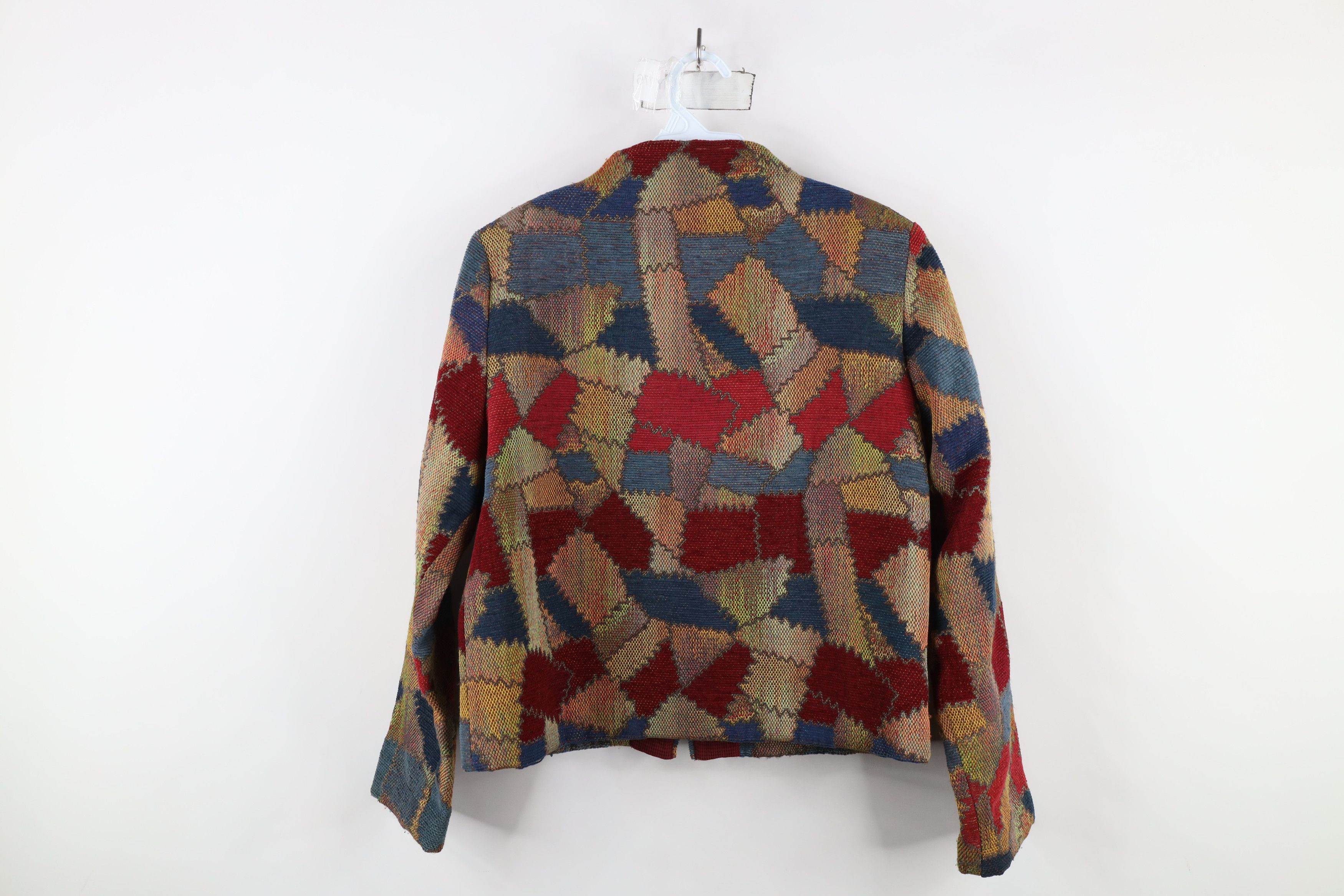 Vintage Vintage 90s Streetwear Patchwork Tapestry Full Zip Jacket Size M / US 6-8 / IT 42-44 - 9 Thumbnail