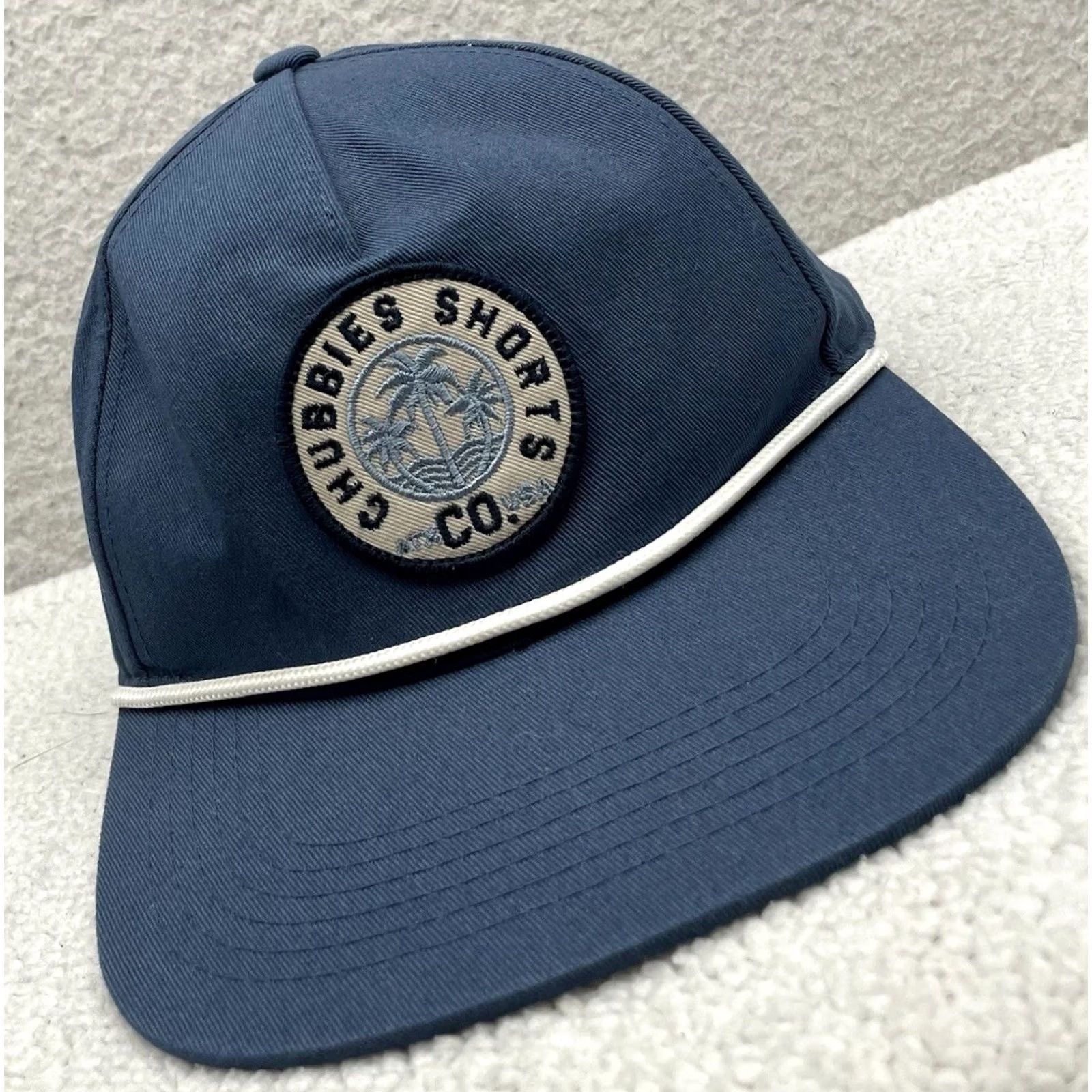 Chubbies Chubbies Rope Hat Mens Snapback Blue Preppy Cotton Outdoors OSFM Size US 35 - 2 Thumbnail
