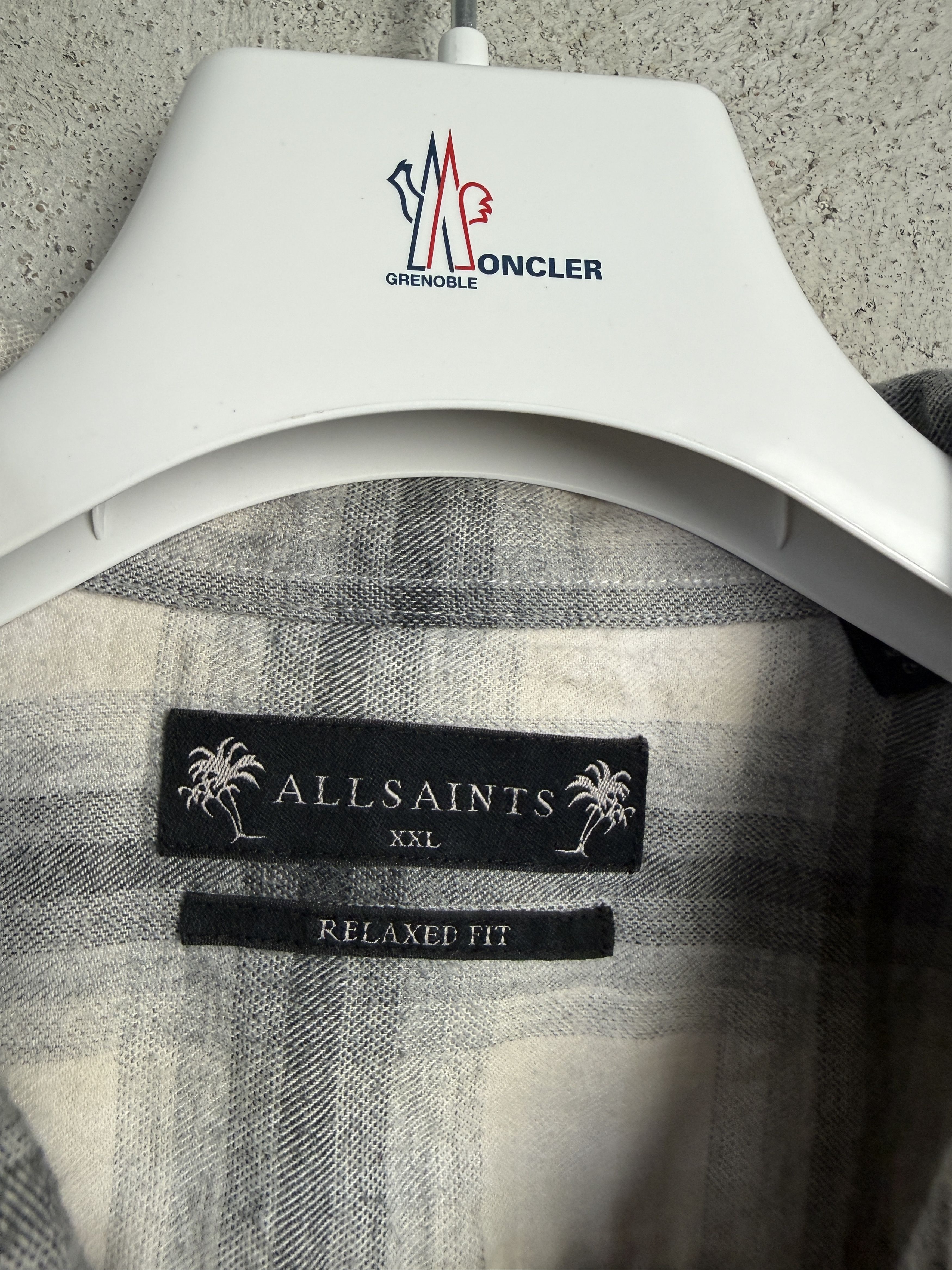 Allsaints Allsaints Ragado ls shirt checked casual cotton Size US XXL / EU 58 / 5 - 3 Thumbnail