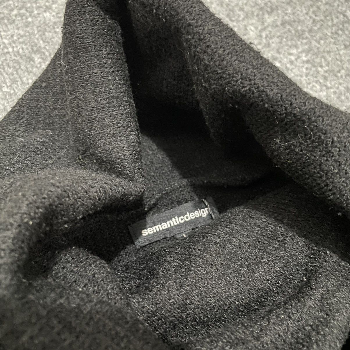 semanticdesign Japanese Semantic Design Over Collar Sweater Knitwear Size US L / EU 52-54 / 3 - 4 Thumbnail