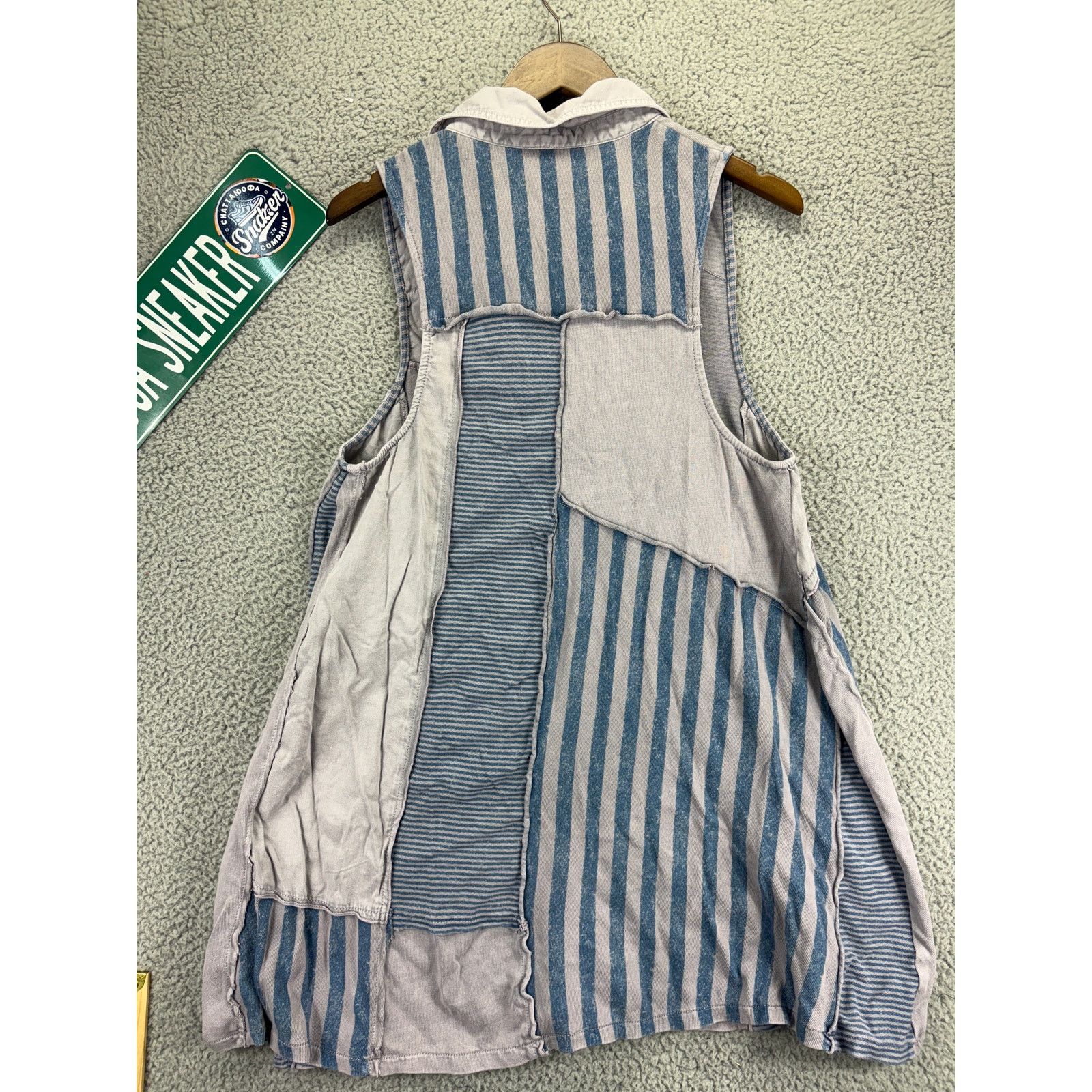 Free People Free People Santana Dress Sleveeless Women M Patch Denim Size M / US 6-8 / IT 42-44 - 6 Thumbnail