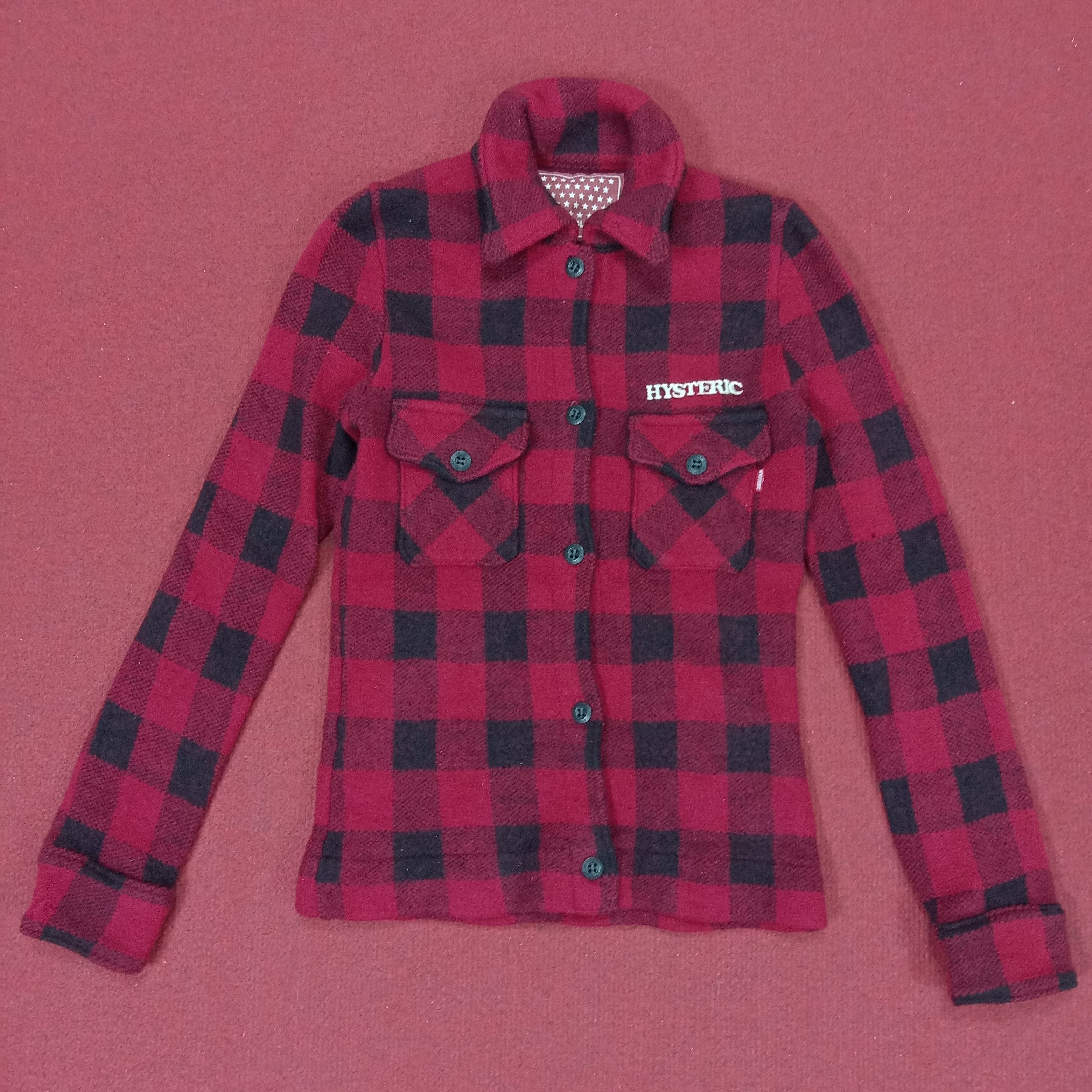 Hysteric Glamour × Japanese Brand × Vintage Hysteric Glamour Japanese Brand Casual Flannel Shirt Style Size XS / US 0-2 / IT 36-38 - 1 Thumbnail