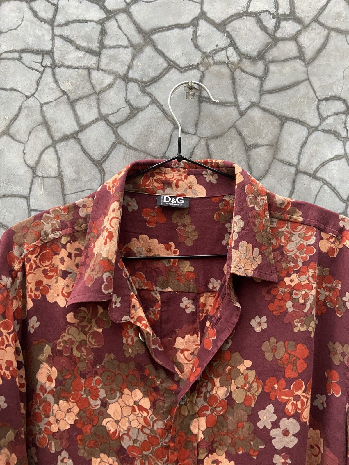 Dolce & Gabbana × Vintage Dolce & Gabbana Made in Italy Vintage Floral Shirt Rare Size US L / EU 52-54 / 3 - 2 Thumbnail