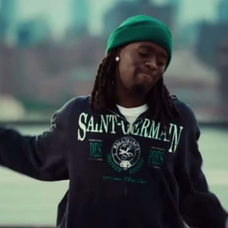 Other Balenciaga Style Saint Germain Black/Green Zip Up Hoodie Size US S / EU 44-46 / 1 - 2 Thumbnail