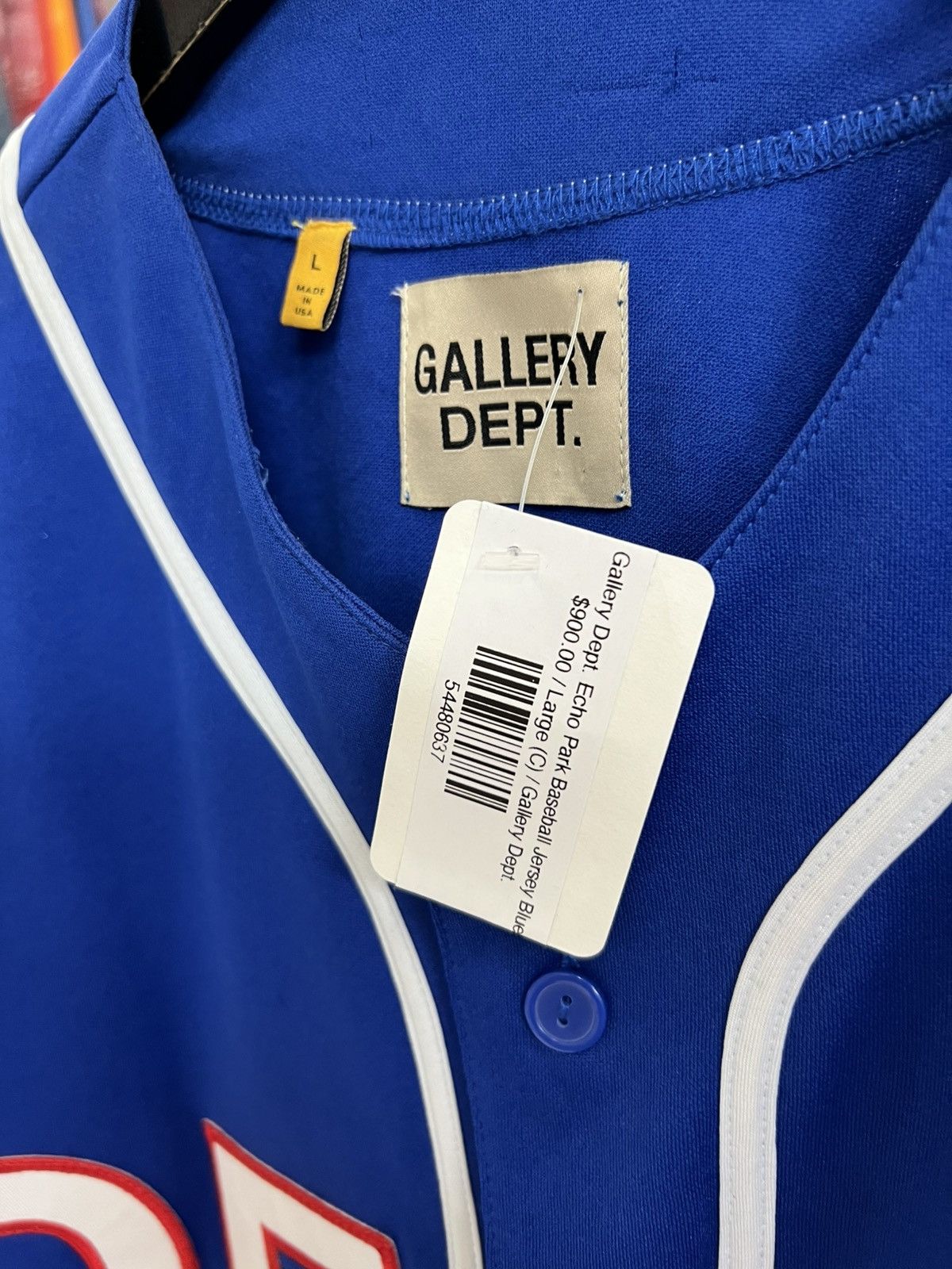 Gallery Dept. Gallery Dept Echo Park Baseball Jersey Size US L / EU 52-54 / 3 - 3 Thumbnail