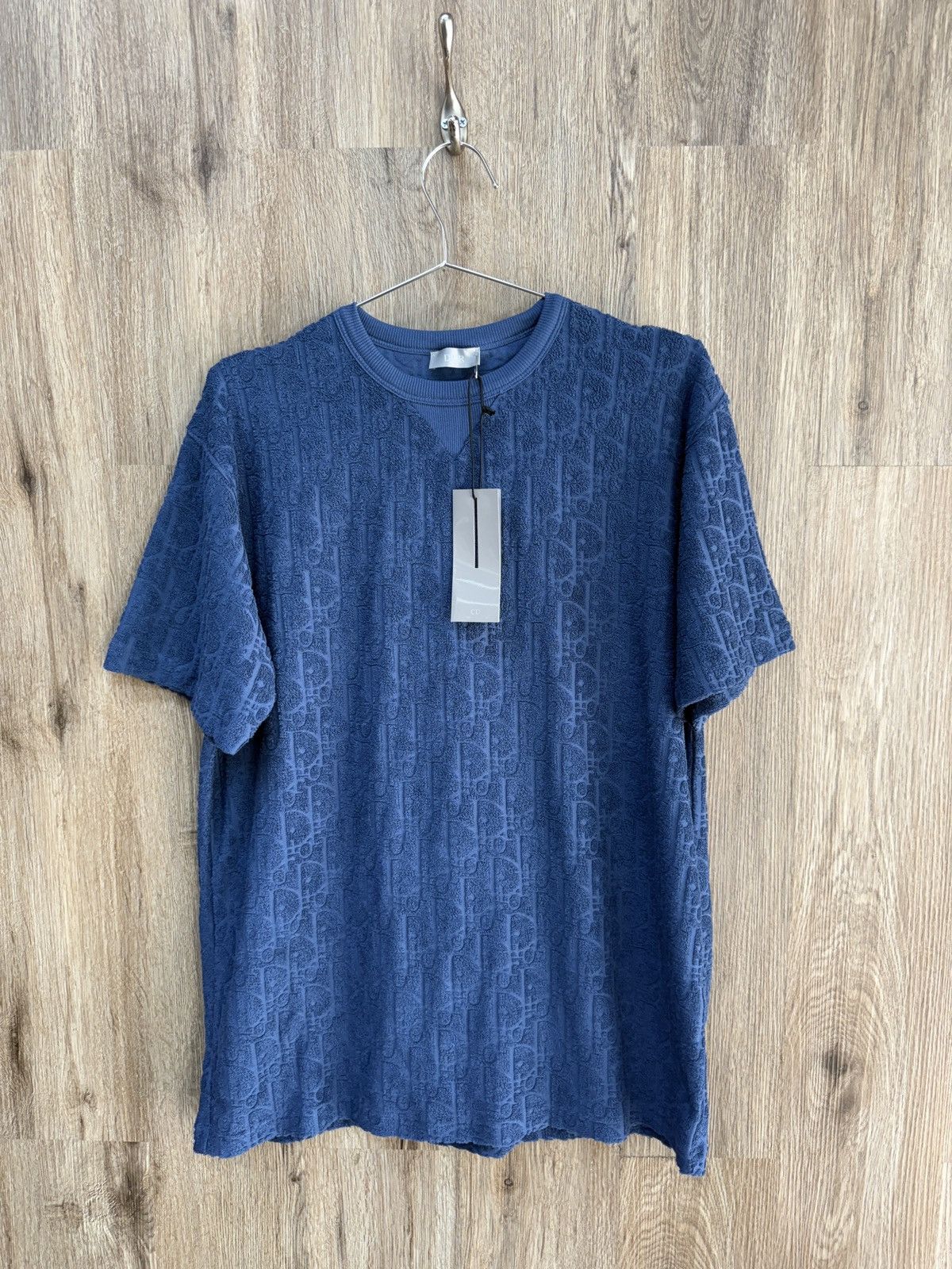 Dior Christian Dior Towel Short Sleeve Size US S / EU 44-46 / 1 - 1 Thumbnail