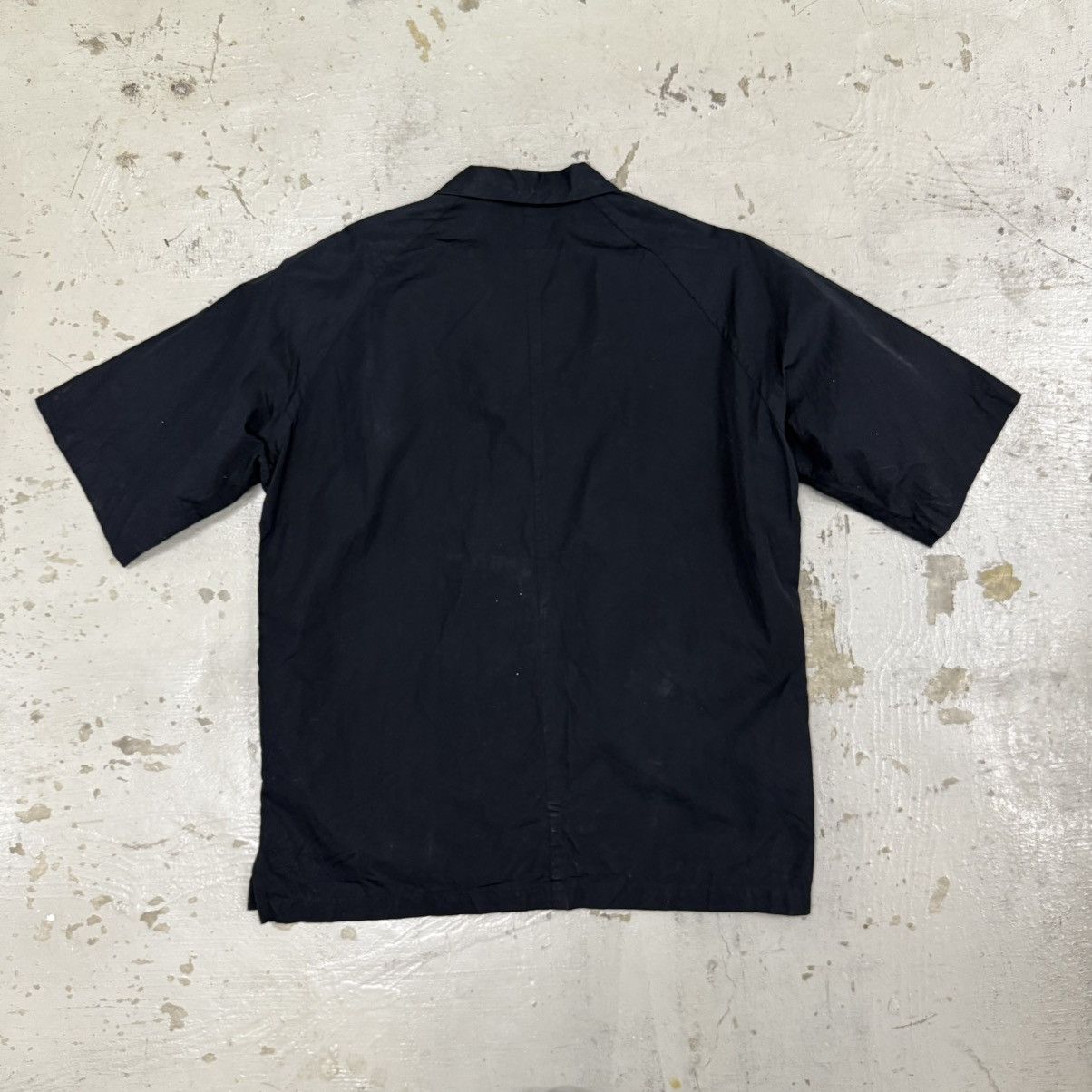 Jil Sander Jil Sander Black Button Up Short Sleeve Shirt Size US L / EU 52-54 / 3 - 6 Thumbnail