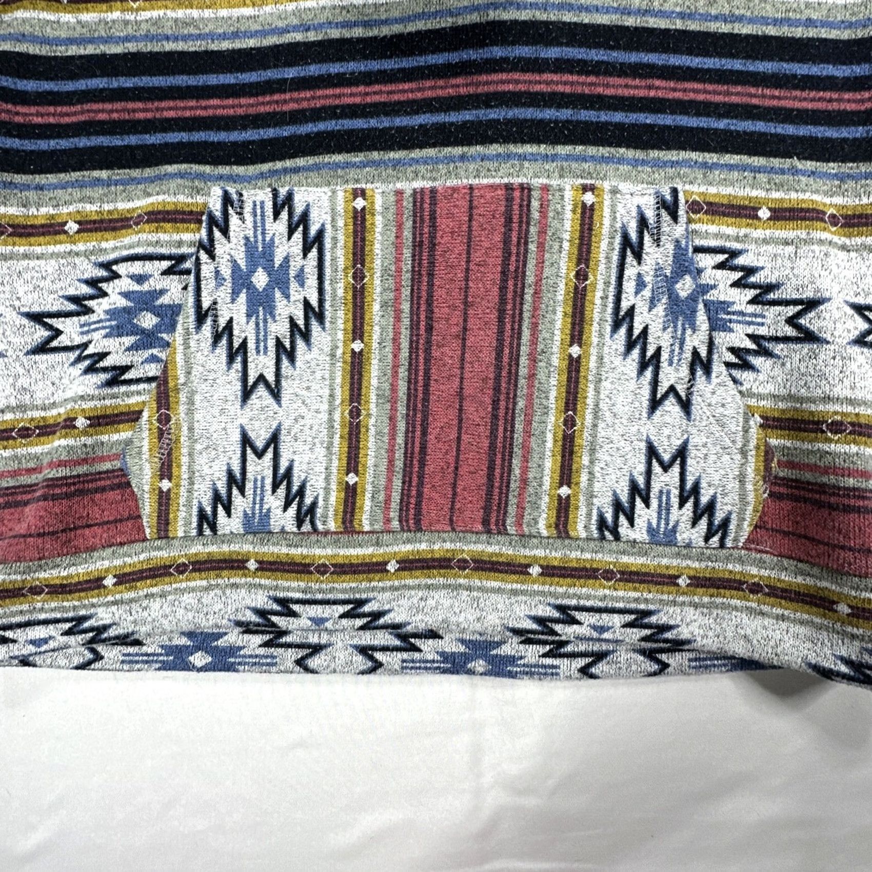 CLOT Brooklyn Cloth Sz L 1/4 Zip Sweatshirt Hoodie Fleece Aztec Tribal Southwestern AOP Mens Size US L / EU 52-54 / 3 - 7 Thumbnail
