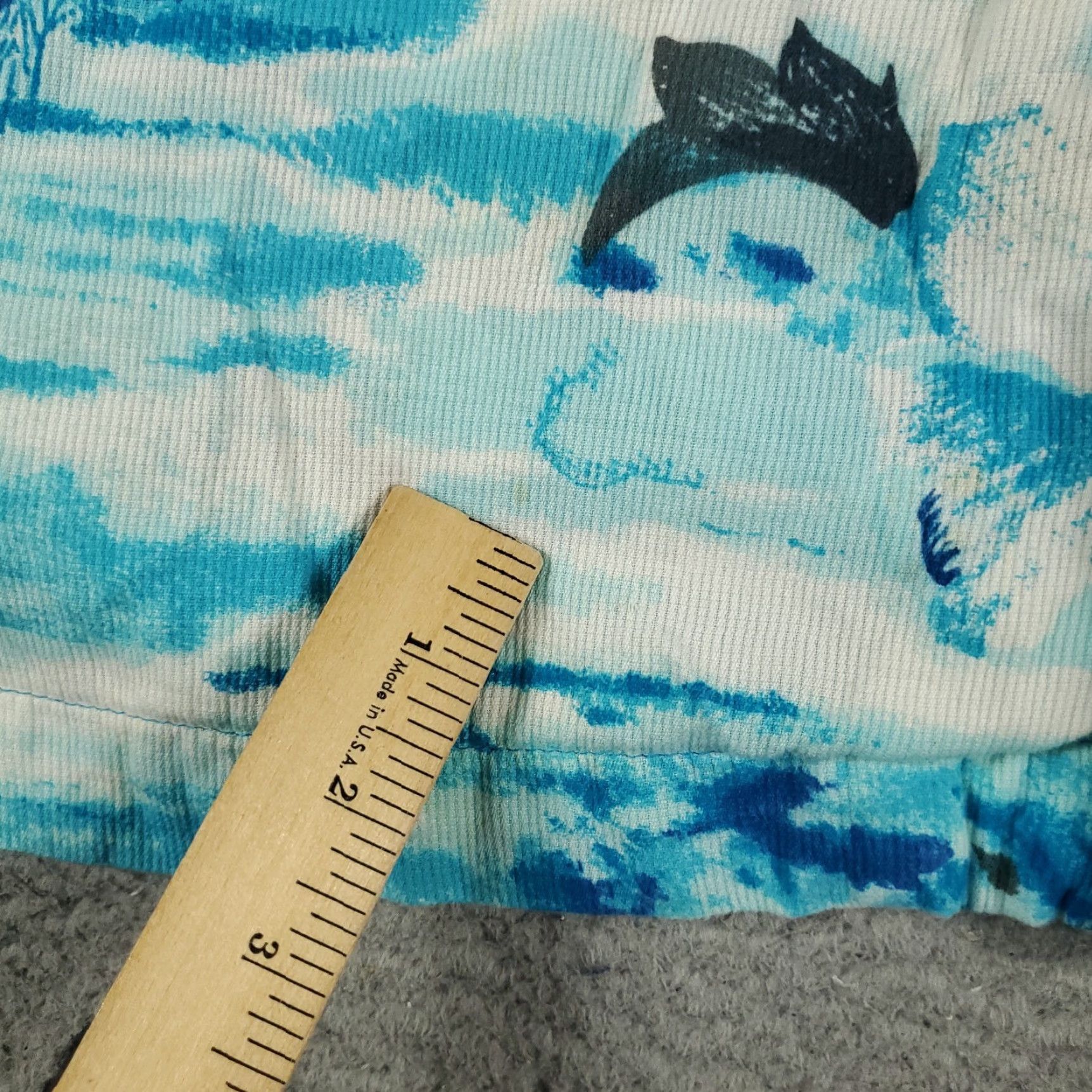 Vintage VINTAGE Hobie Hawaiian Shirt 1X Blue Floral Button-Up Short Sleeve Aloha Mens Size US XL / EU 56 / 4 - 4 Thumbnail