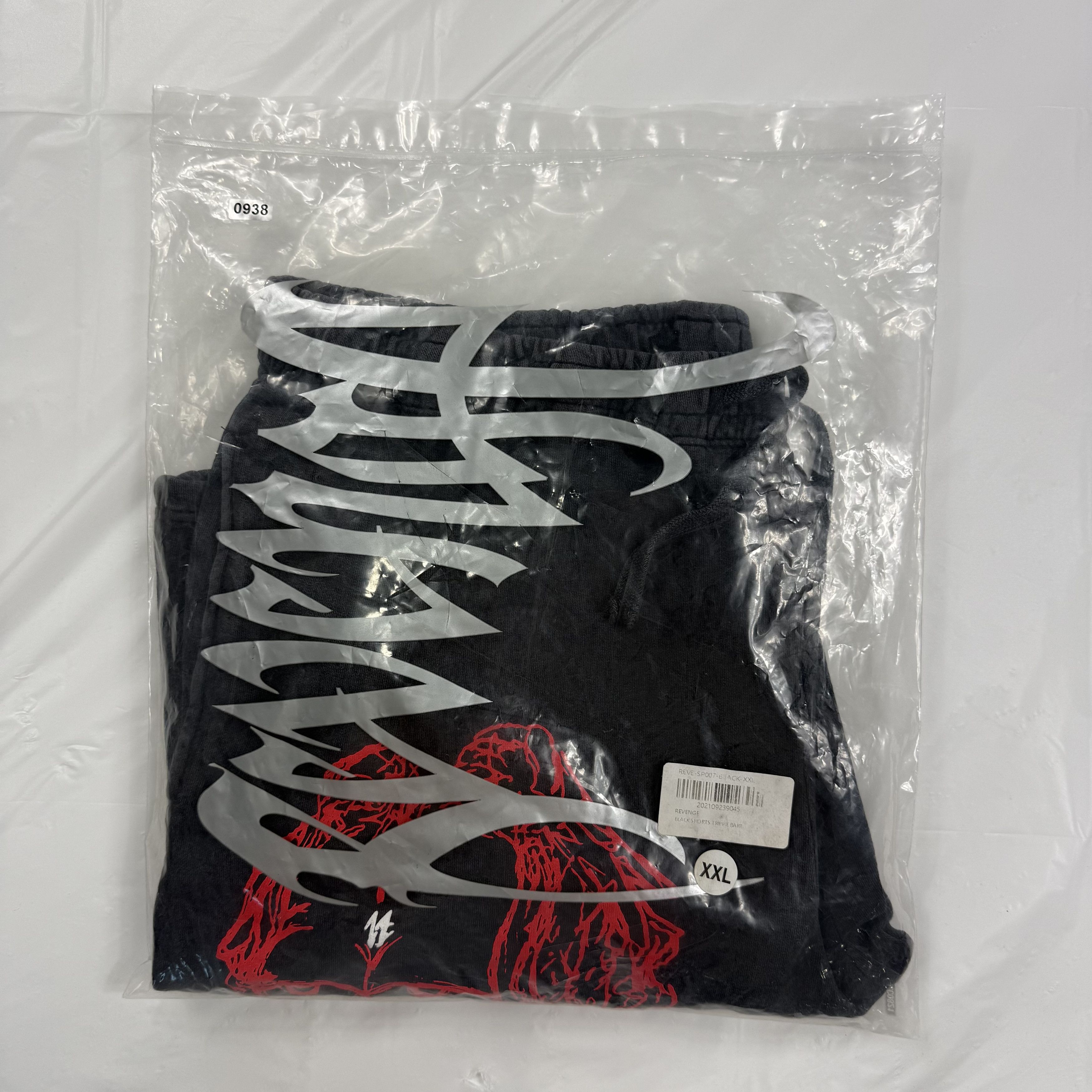 Revenge × Trippie Redd Revenge x Trippie Redd Red Graphic Sweat Shorts XXL Size US 38 / EU 54 - 8 Thumbnail
