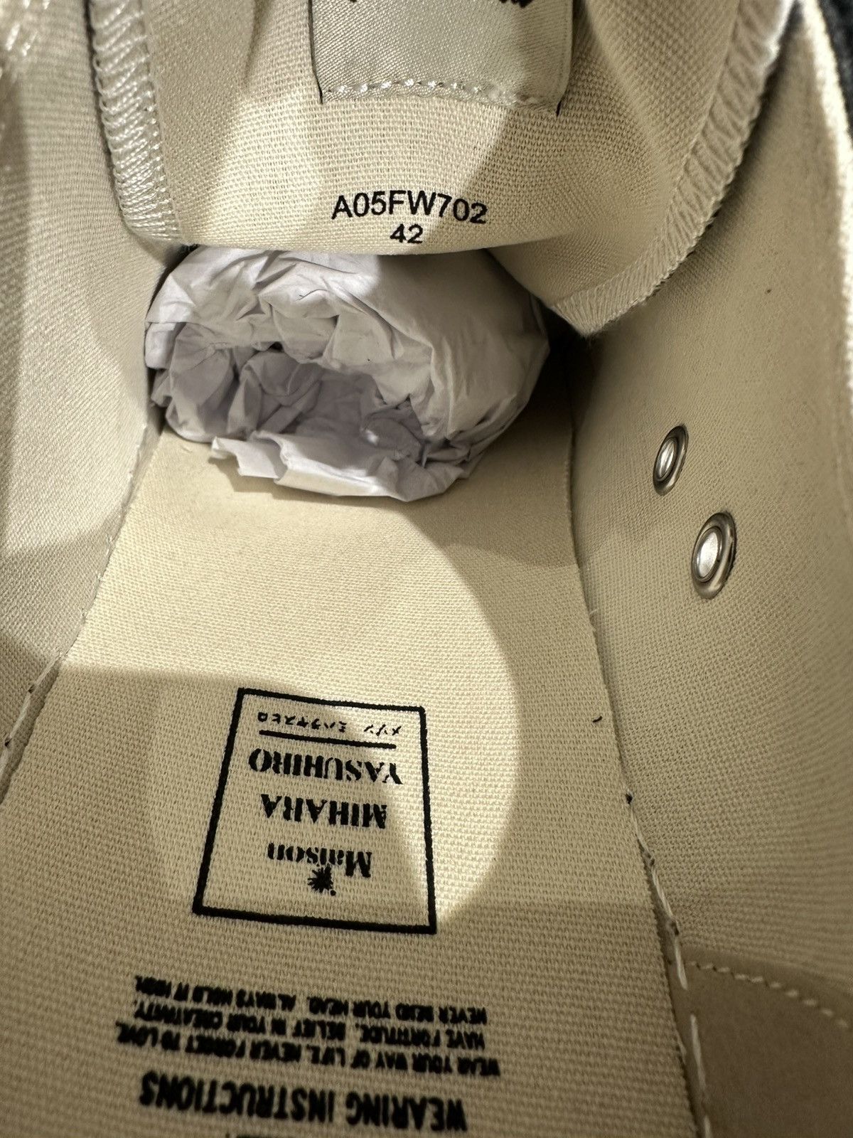 Maison MIHARA YASUHIRO MAISON MIHARA YASUHIRO - Hank Low Black Sneakers Size US 9 / EU 42 - 7 Thumbnail