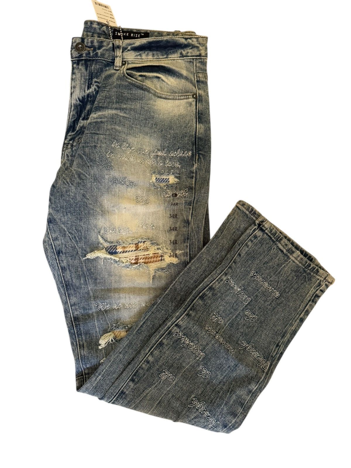 Smoke Rise Men jeans Size US 34 / EU 50 - 1 Thumbnail
