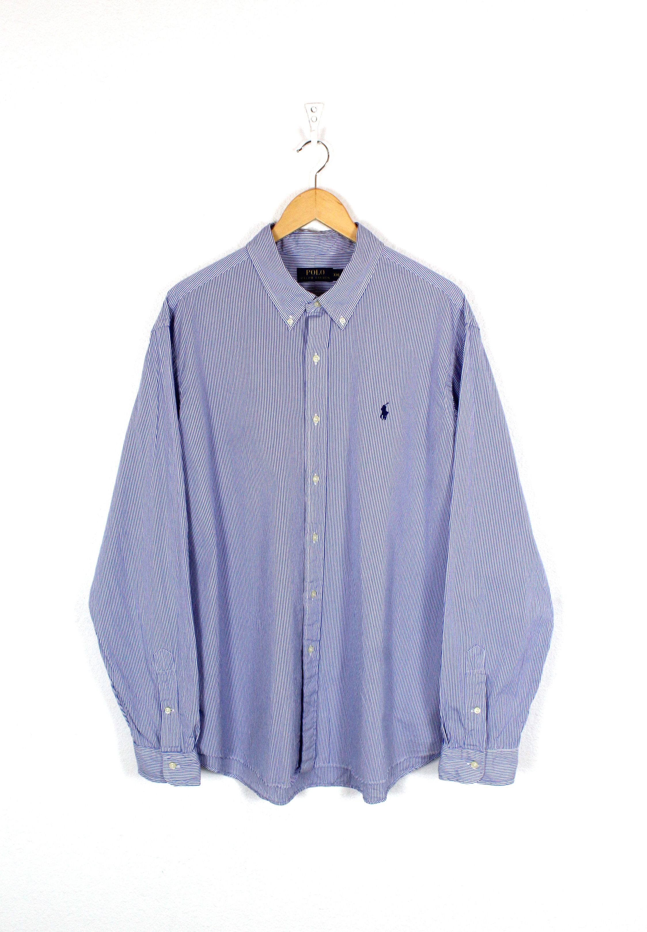 Polo Ralph Lauren × Ralph Lauren Polo Ralph Lauren Pony Logo Striped Shirt XXL Size US XXL / EU 58 / 5 - 1 Thumbnail