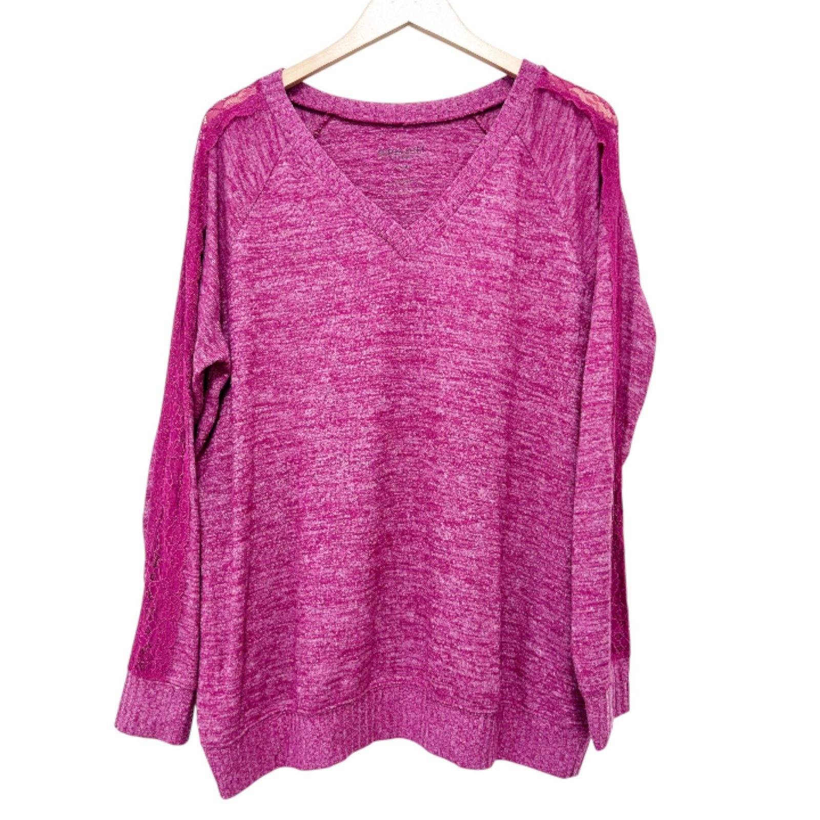 Other Torrid Super Soft Plush Pink Sweater Sz 1X Size XL / US 12-14 / IT 48-50 - 1 Thumbnail