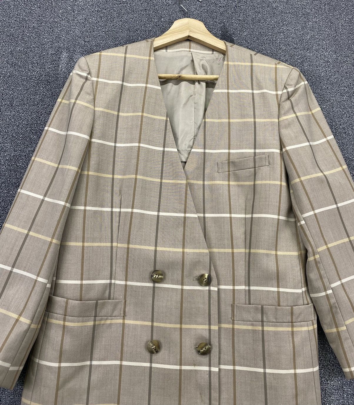 Burberry Vintage Burberry Shadows Plaid Checkered Coat Jacket Size M / US 6-8 / IT 42-44 - 5 Thumbnail