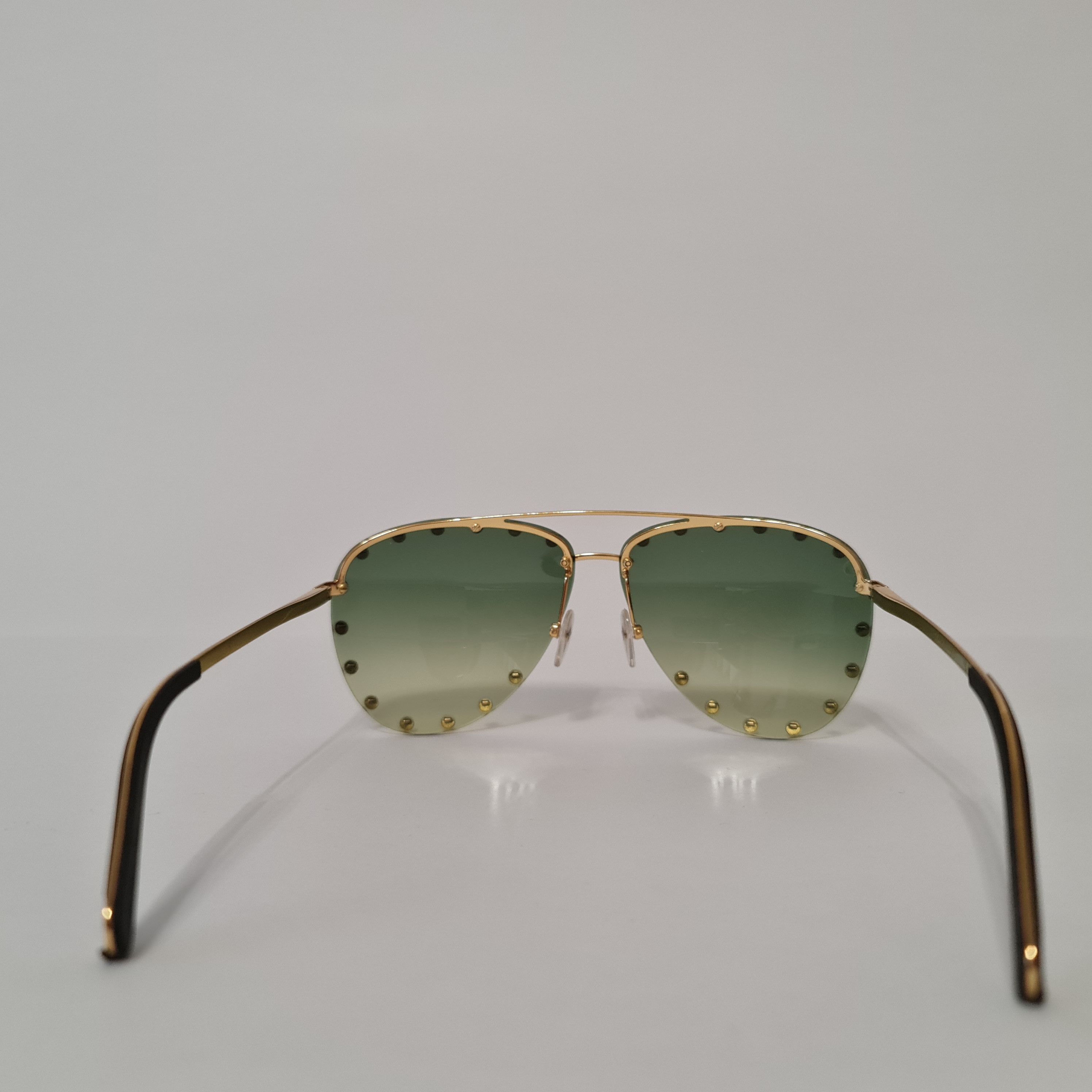 Louis Vuitton Louis Vuitton Green Olive Party Sunglasses Size ONE SIZE - 5 Thumbnail