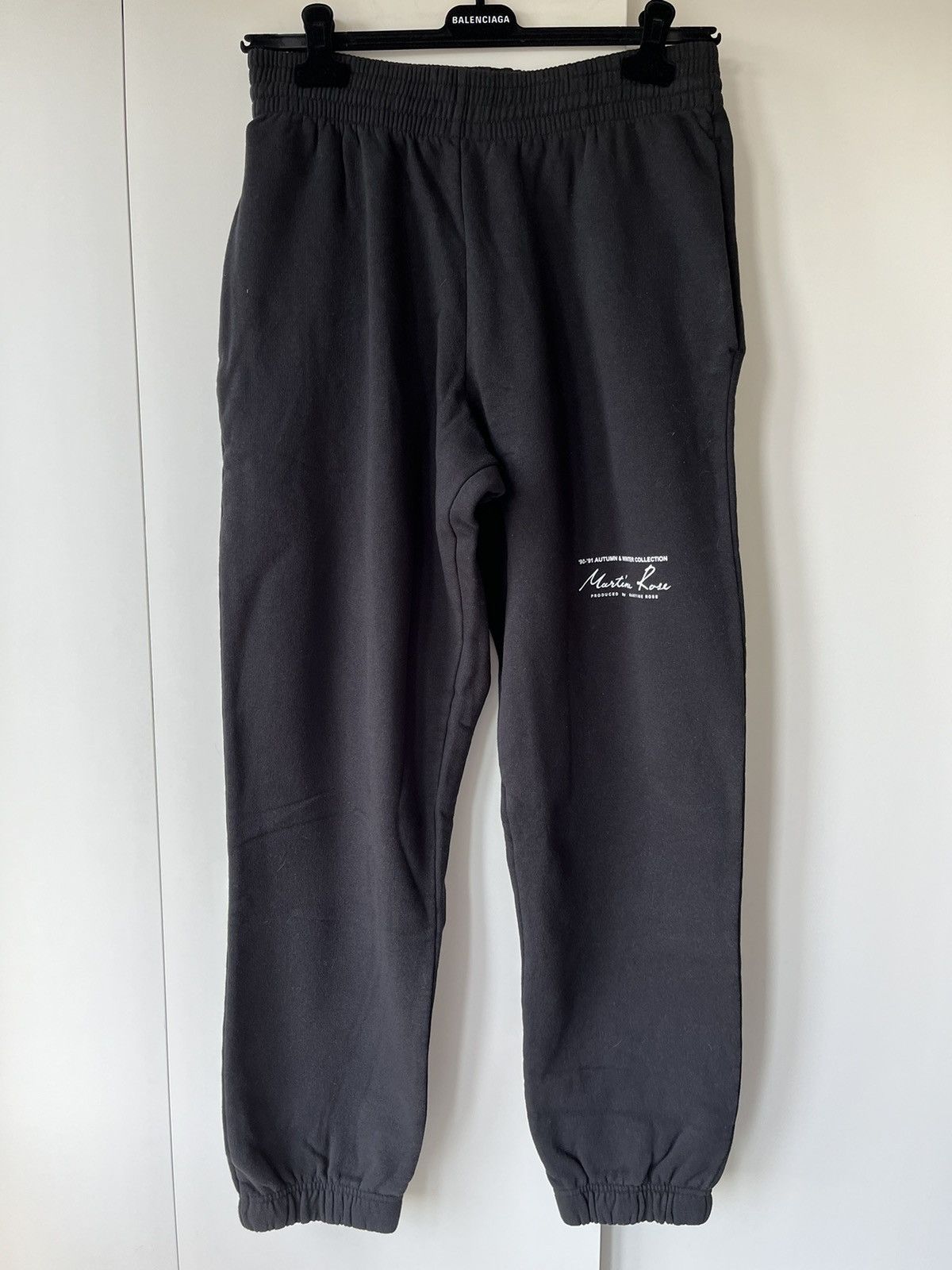 image of Martine Rose Martin Rose L Size Joggers in Black, Men's