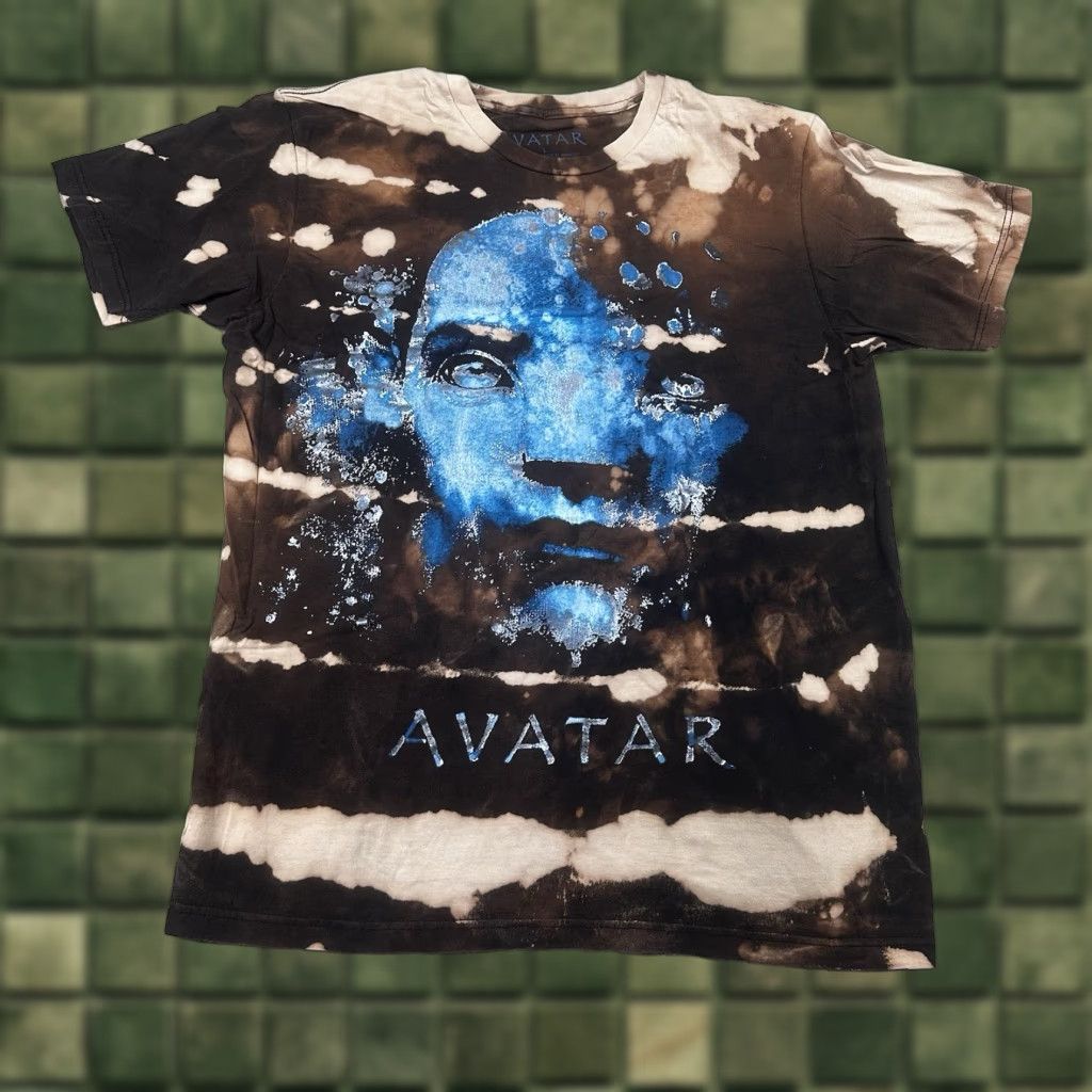 Vintage Avatar T Shirt Mens Large Brown Tie Dye Clothing Shirt, Avatar, Movie Theme, Crew Neck, Short Sleeve, Cotton, Logo, All Seasons, Regular Fit, Men Size US L / EU 52-54 / 3 - 1 Thumbnail