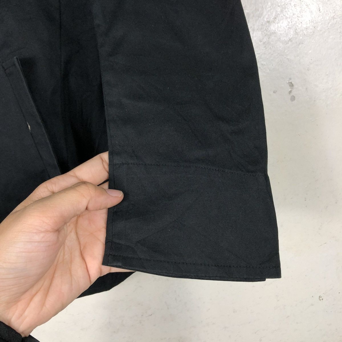 Yohji Yamamoto 🔥CROPPED COATS JACKET YOHJI YAMAMOTO RICH BLACK Size XS / US 0-2 / IT 36-38 - 16 Thumbnail