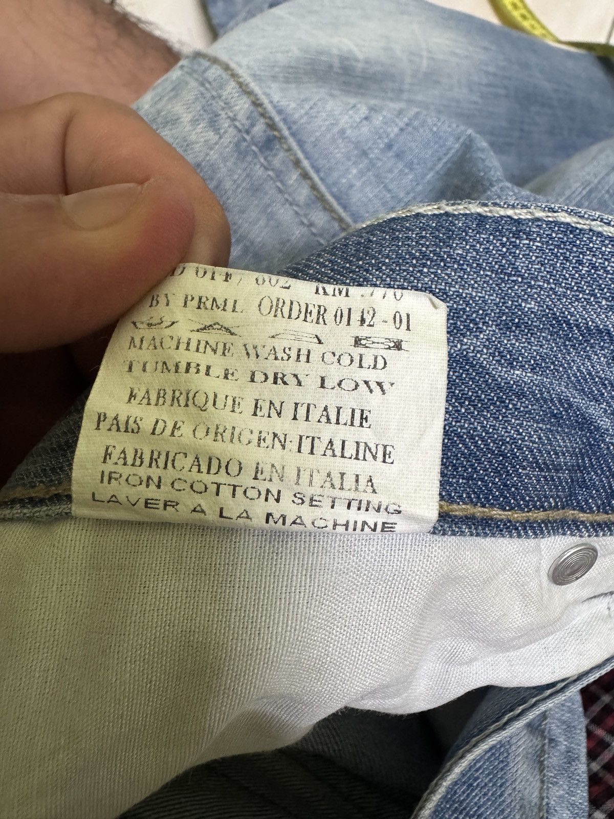 Just Cavalli Vintage JUST CAVALLI CLAW MARK EMBROIDERY LOGO DENIM Size US 31 - 17 Thumbnail