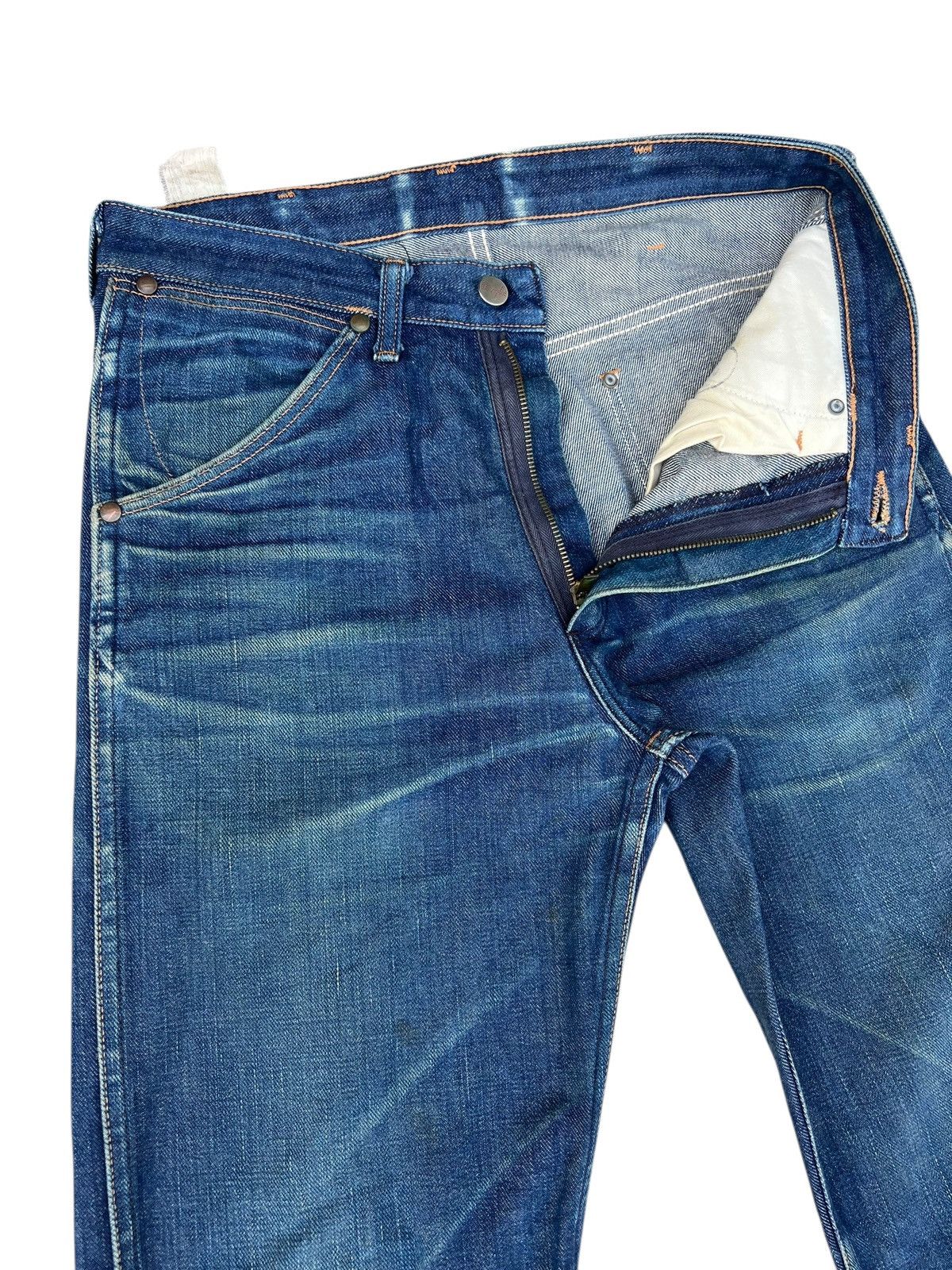 Wrangler Vintage Wrangler Blue Bell Distressed Mud Denim Jeans Size US 29 - 8 Thumbnail