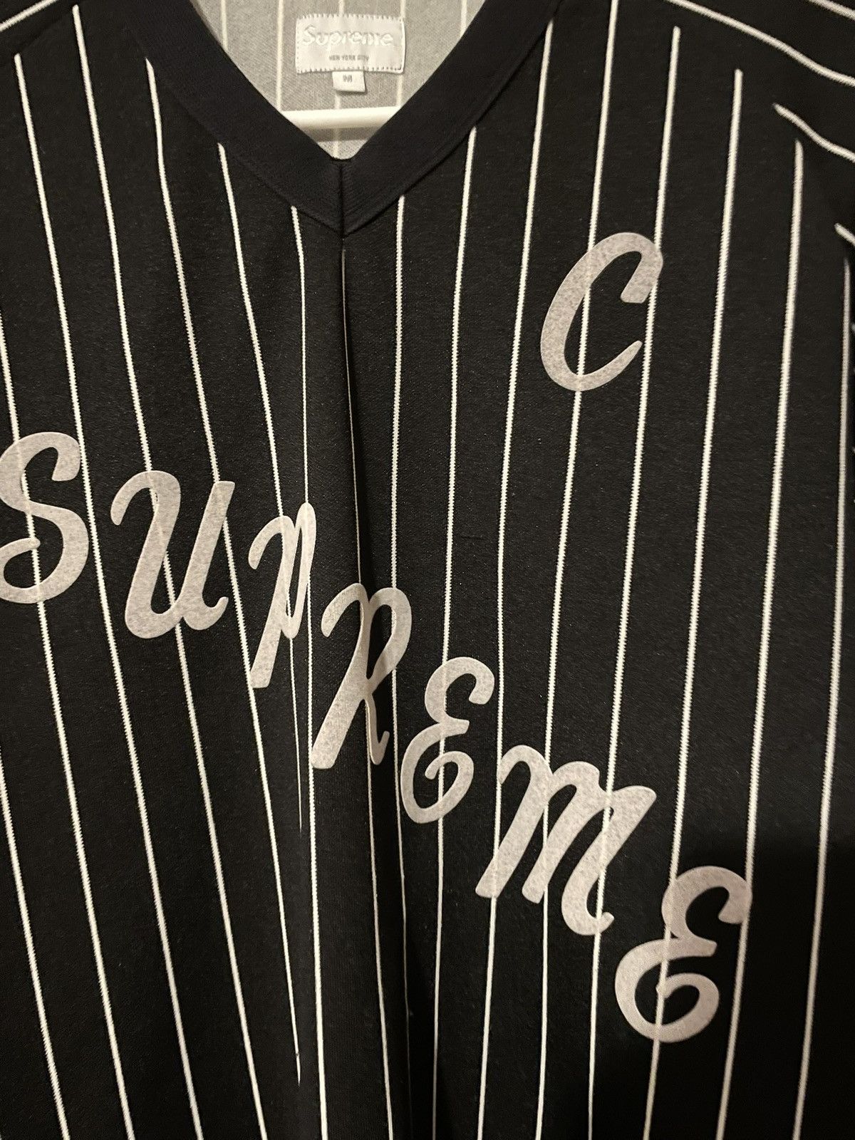 Other Supreme ad black striped jersey Size US M / EU 48-50 / 2 - 2 Thumbnail