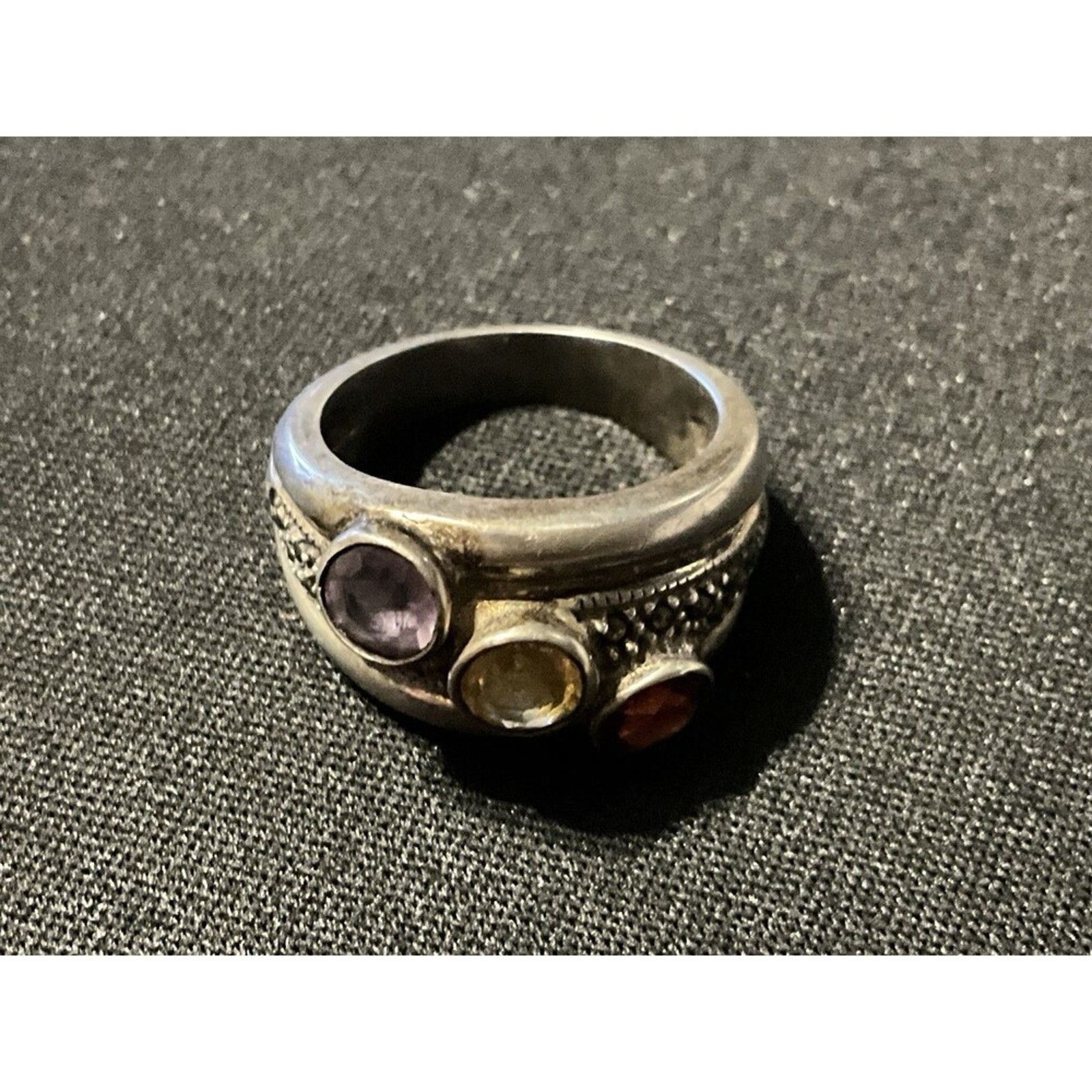 Other Judith Jack Garnet, Citrine, Amethyst, Marcasite Size 7 Ring Size ONE SIZE - 2 Thumbnail