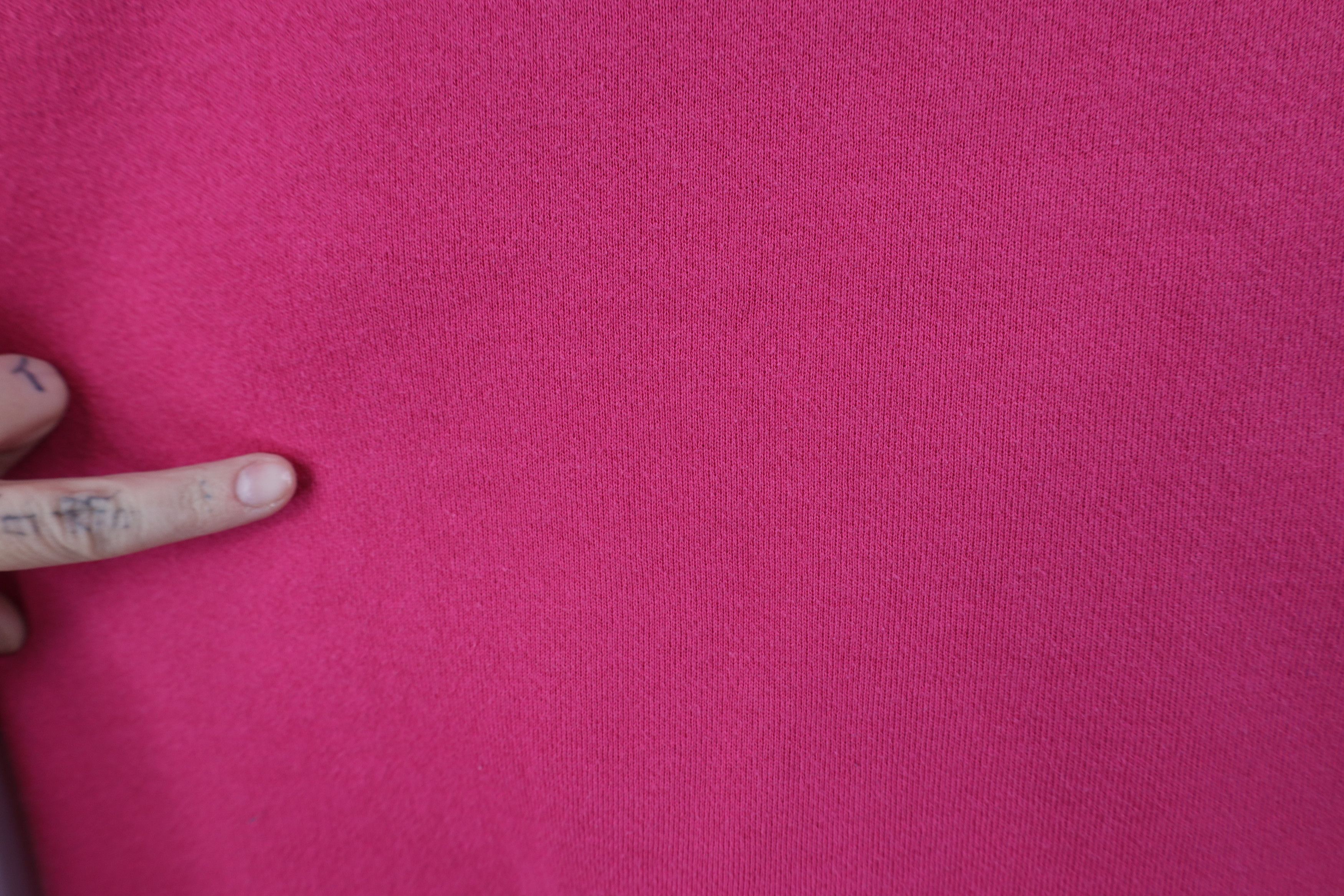 Vintage Vintage 90s Streetwear Blank Turtleneck Sweatshirt Pink USA Size L / US 10 / IT 46 - 6 Thumbnail