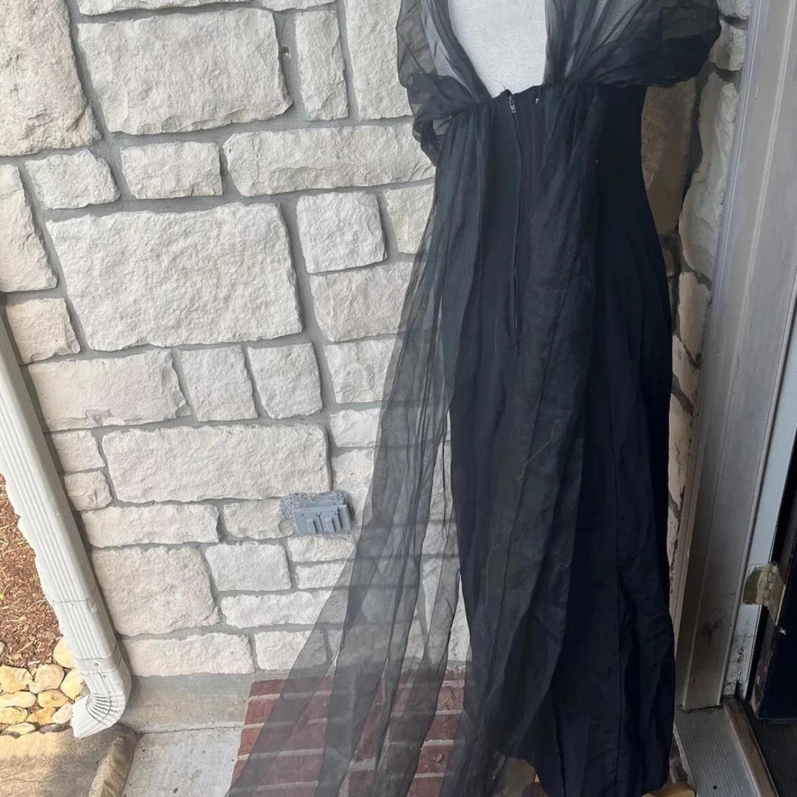 Other Black maxi dress with #gothic #victorian vintage lbd small Size S / US 4 / IT 40 - 1 Thumbnail