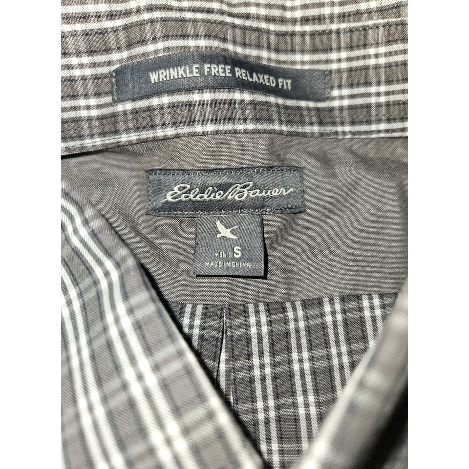 Eddie Bauer Eddie Bauer Button-Down Shirt Men's Small Plaid Wrinkle Free Relaxed Fit Casual Size US S / EU 44-46 / 1 - 2 Thumbnail