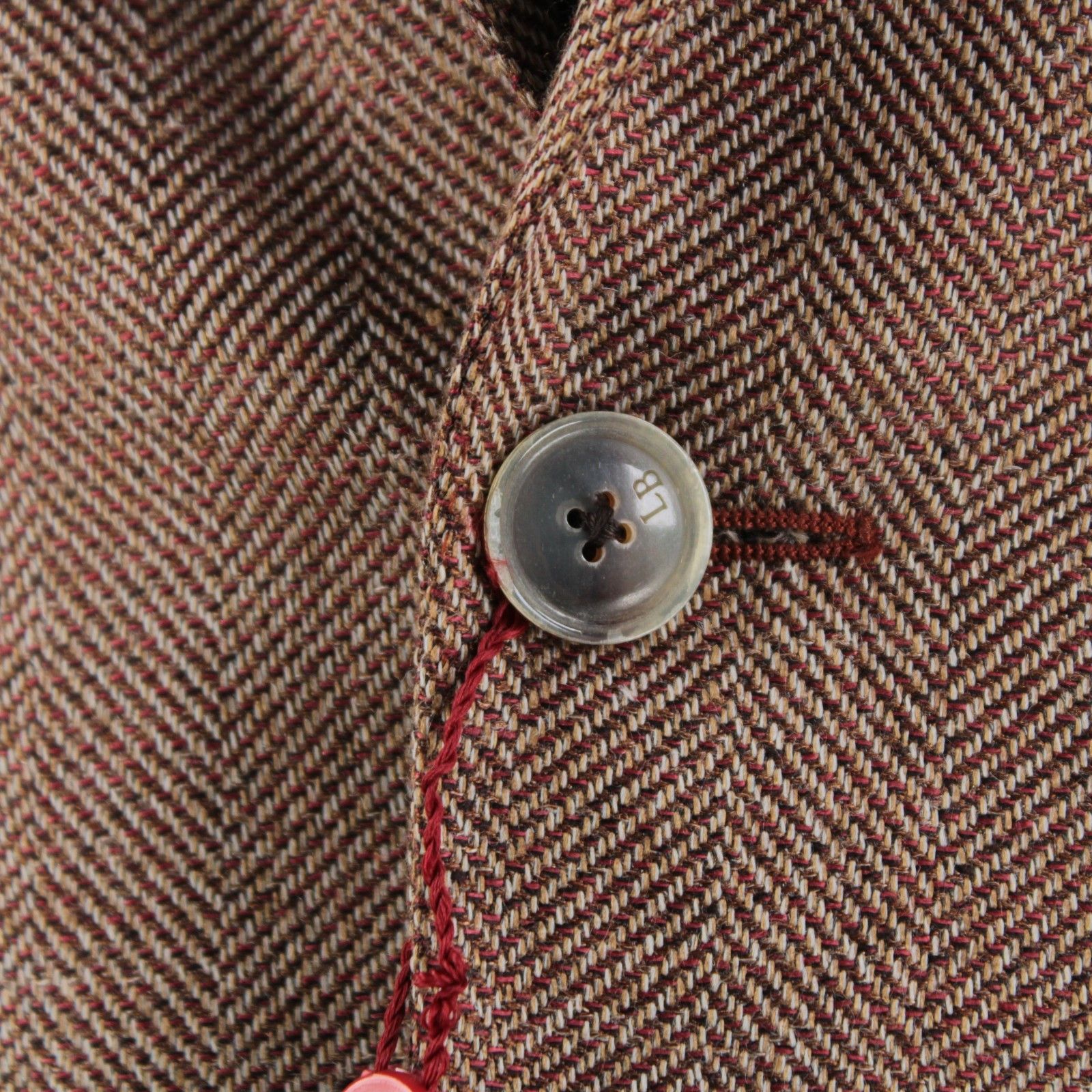 Luciano Barbera Luciano Barbera Sport Coat Size 44 US in Brown Size 44R - 2 Thumbnail