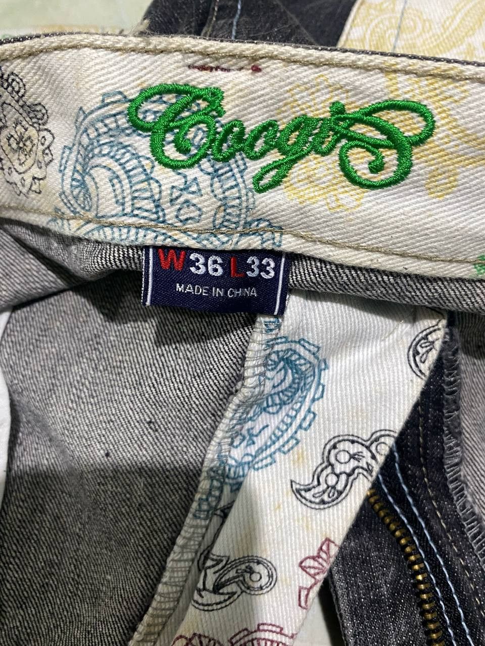 Coogi Y2k Coogi paisley jeans pants Size US 36 / EU 52 - 5 Thumbnail